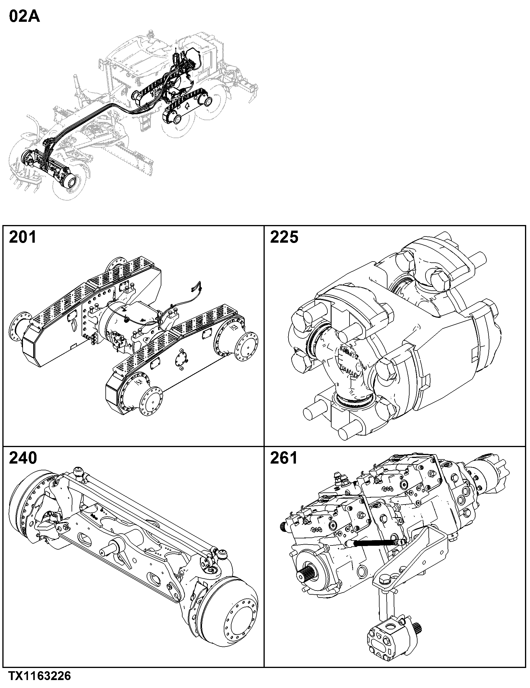 02A Axles, Differentials and Suspension Systems