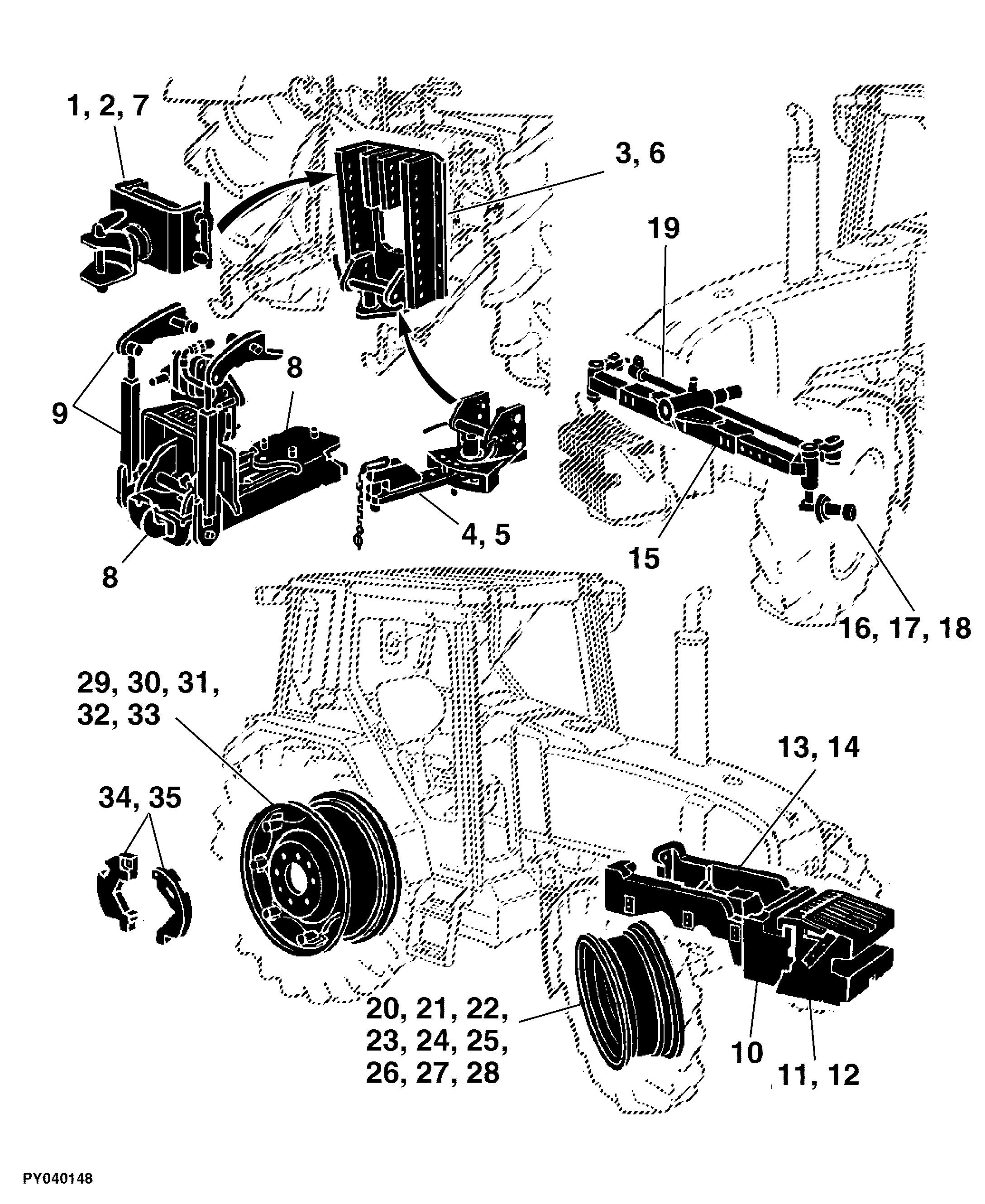 81 FRONT-AXLE SUPPORT, FRONT AXLE, WHEELS, ADDITIONAL WEIGHTS