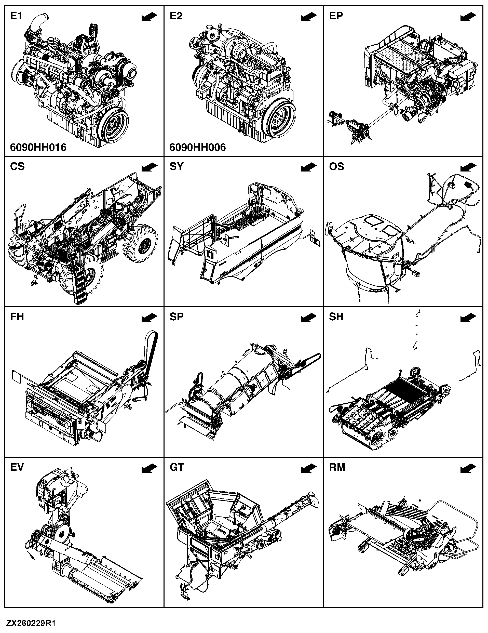 S670 Combine (Europe Edition, S.N. 100000 - 104999)