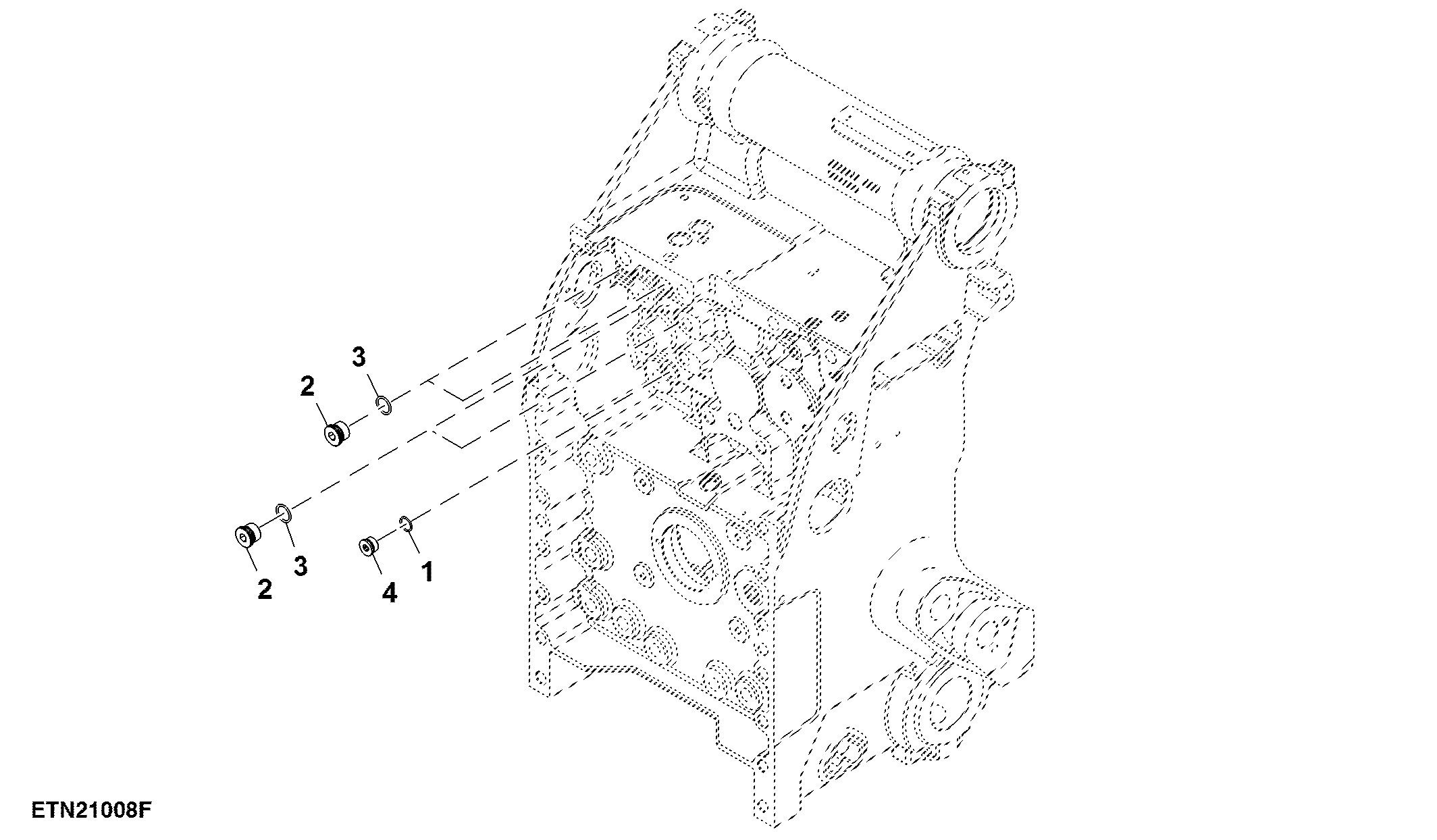 Plugs, W/O Power Beyond and Hitch, Motor Return, Case Drain