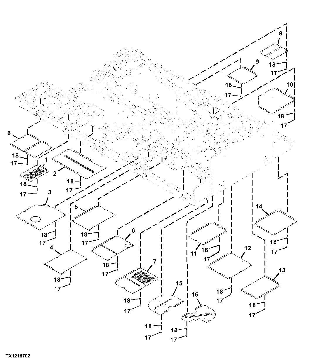 Bottom Cover (Machines With Counterweight Removal Device)