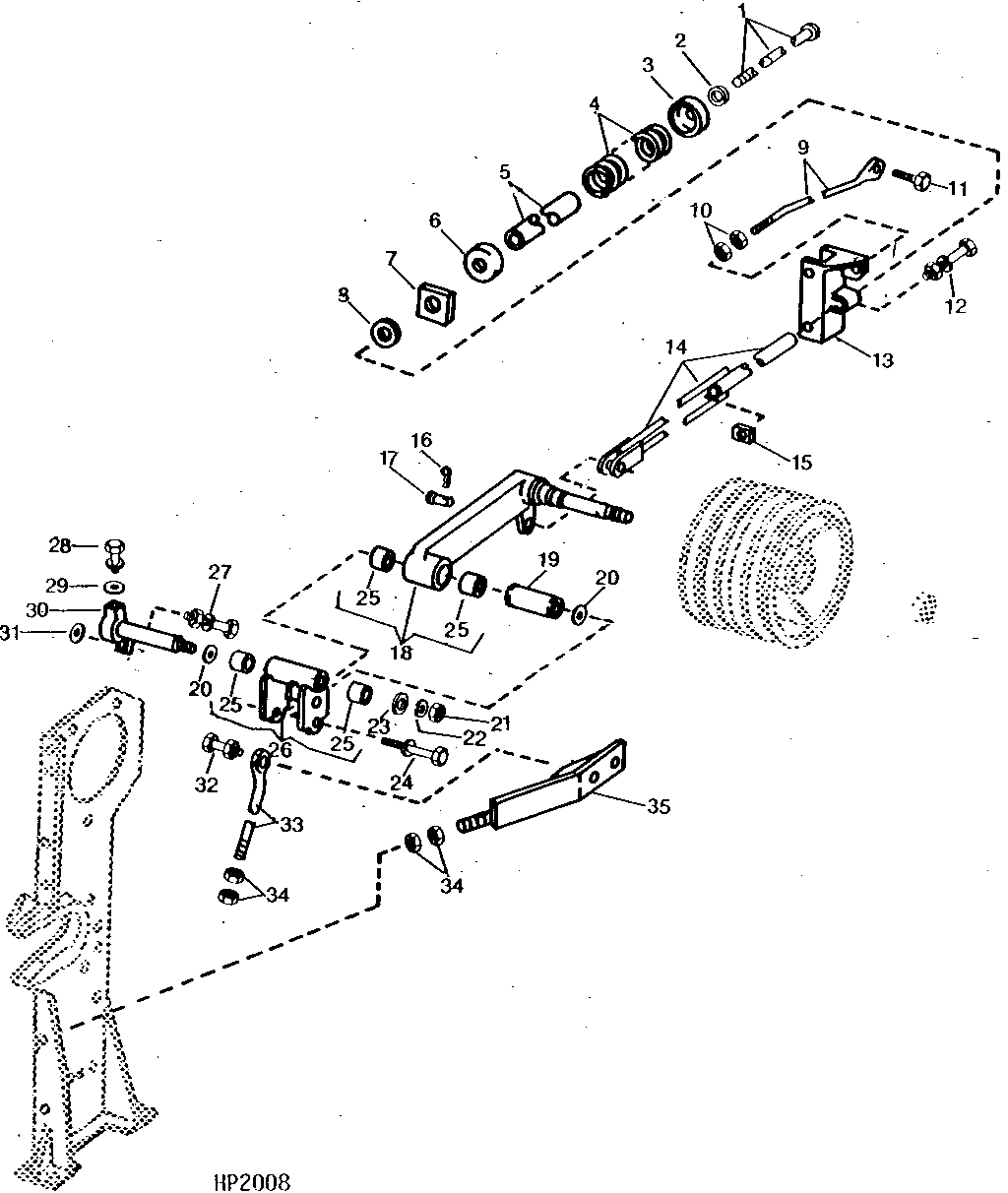 HYDROSTATIC DRIVE BELT TENSIONING MECHANISM