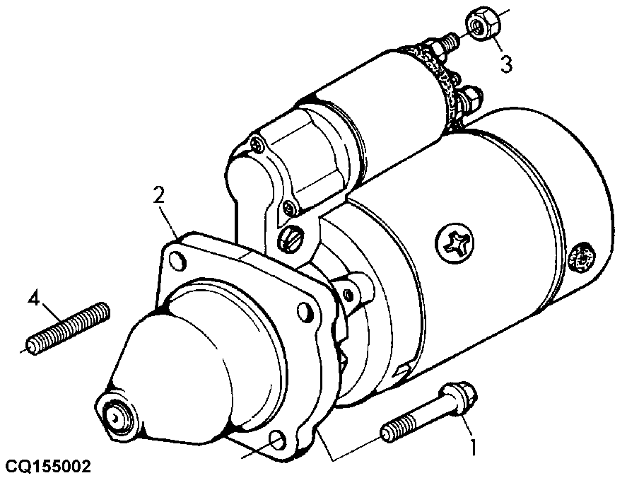 STARTING MOTOR, (LEFT HAND SIDE) - ENGINE 6.8L
