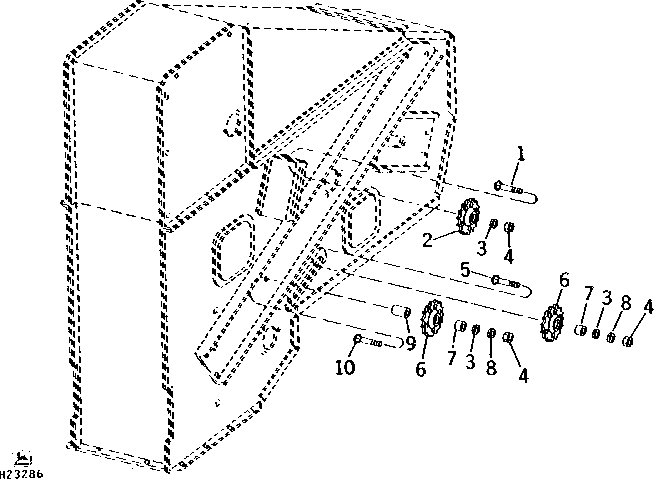 DIP AND POUR ELEVATOR UPPER CHAIN TIGHTENERS