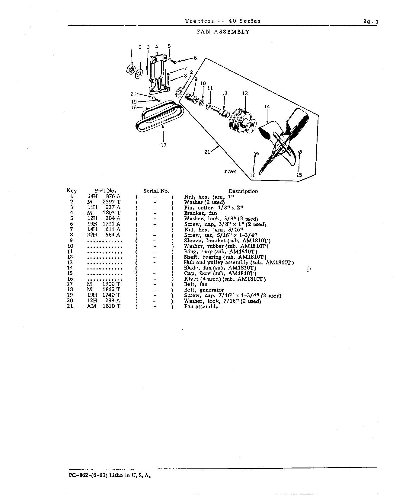 Belt, generator