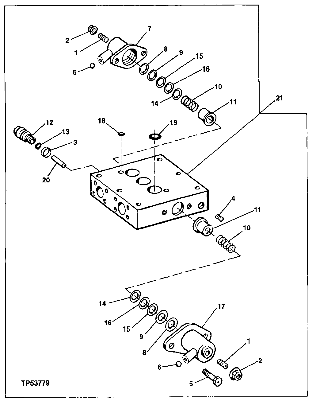 CYLINDER / MOTOR AUXILIARY CONTROL VALVE (556936 - )