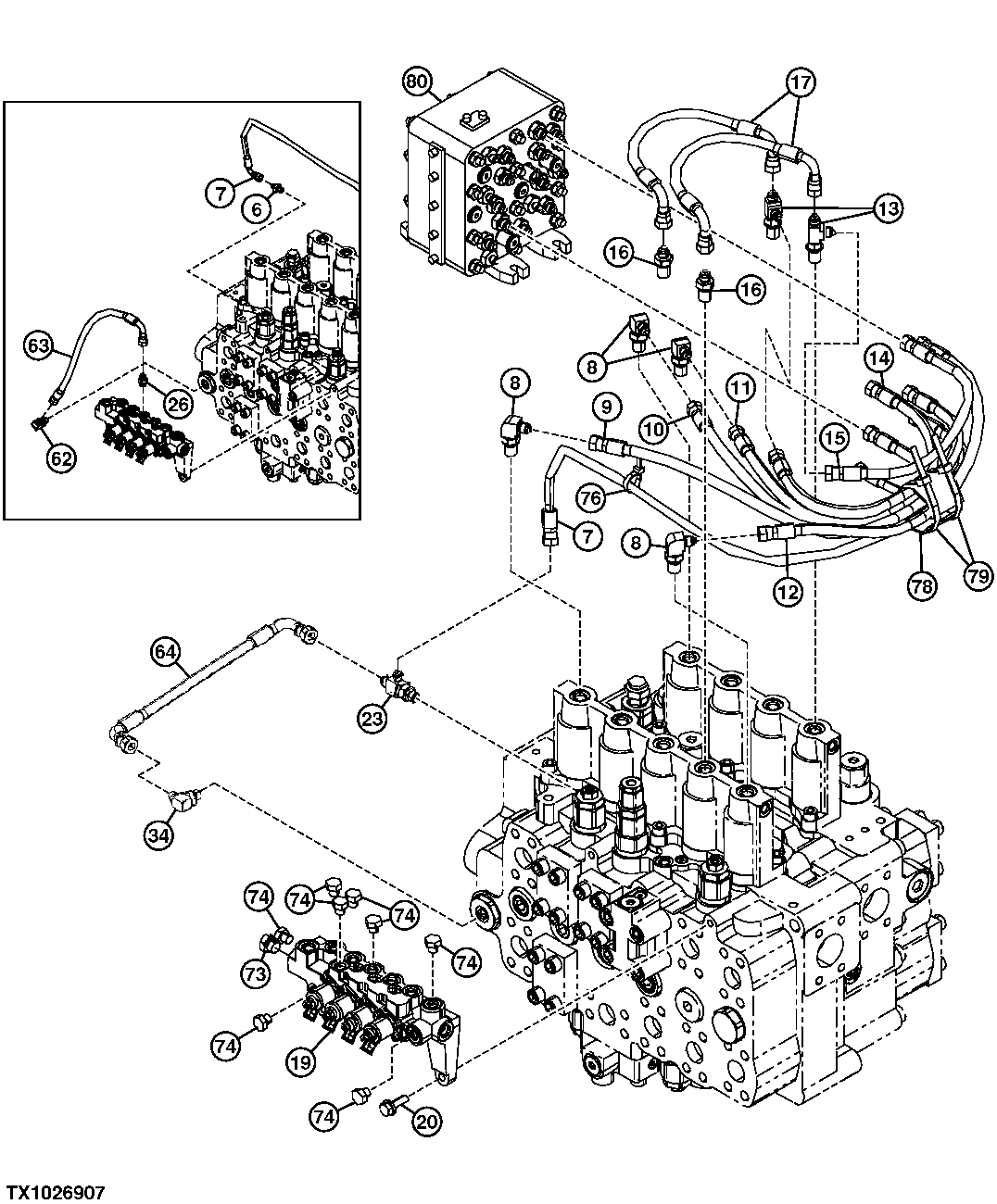 Pilot Lines (Control Valve Top To Pilot Signal Manifold)