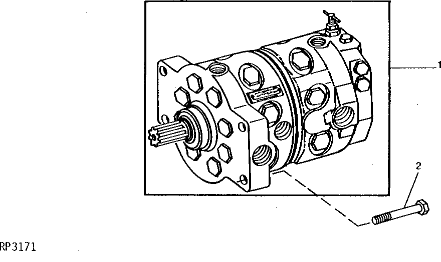 REPLACEMENT HYDRAULIC PUMP ASSEMBLY