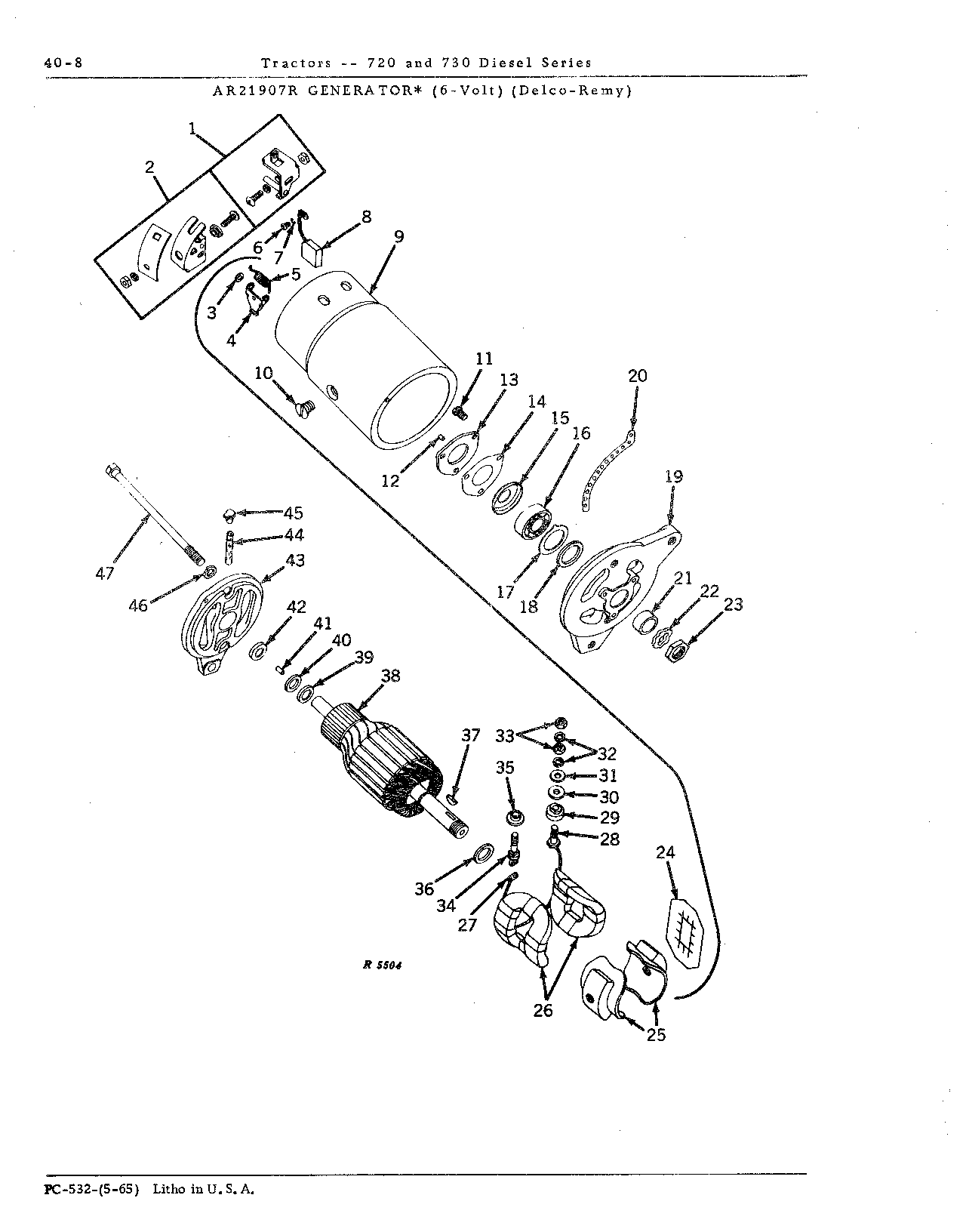 Generator parts (Continued)