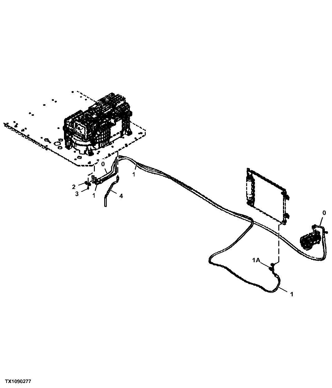 Air Conditioner (A/C) Compressor and Condenser Hoses