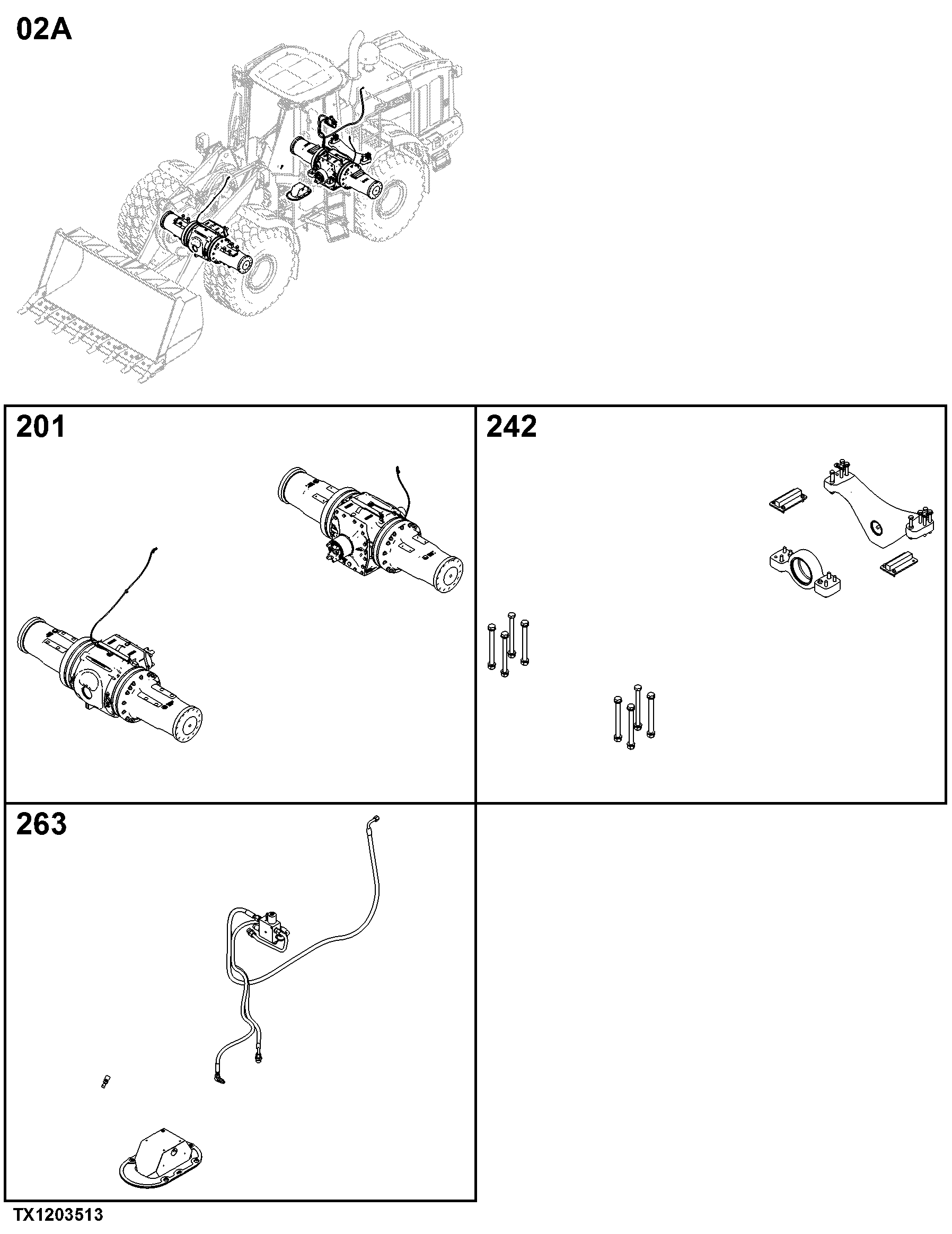02A Axles, Differentials & Suspension Systems