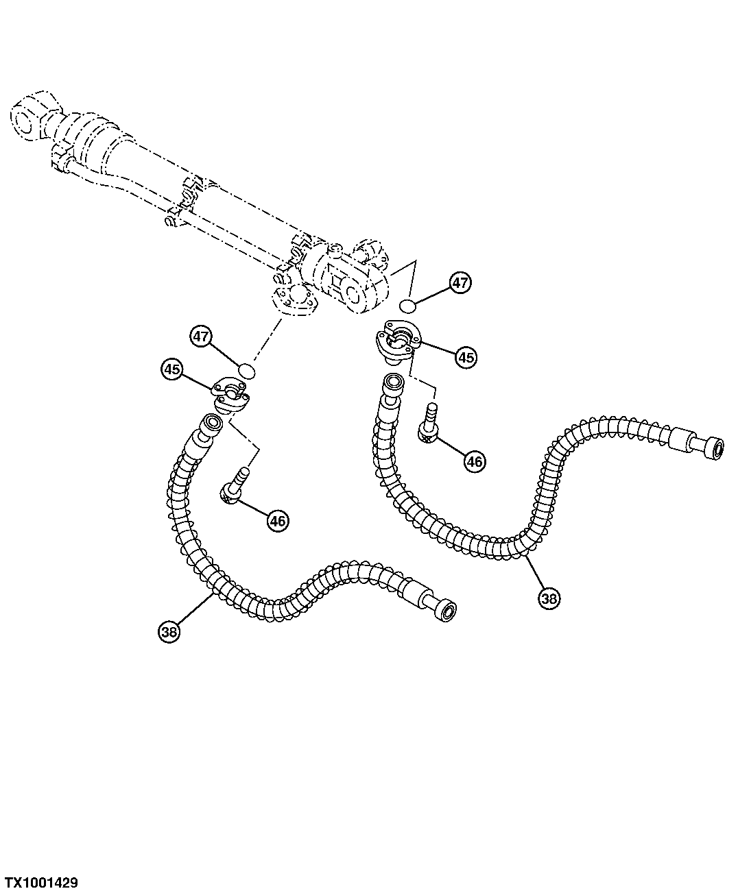 Arm Hydraulic Lines (Heavy Duty Standard Arm)