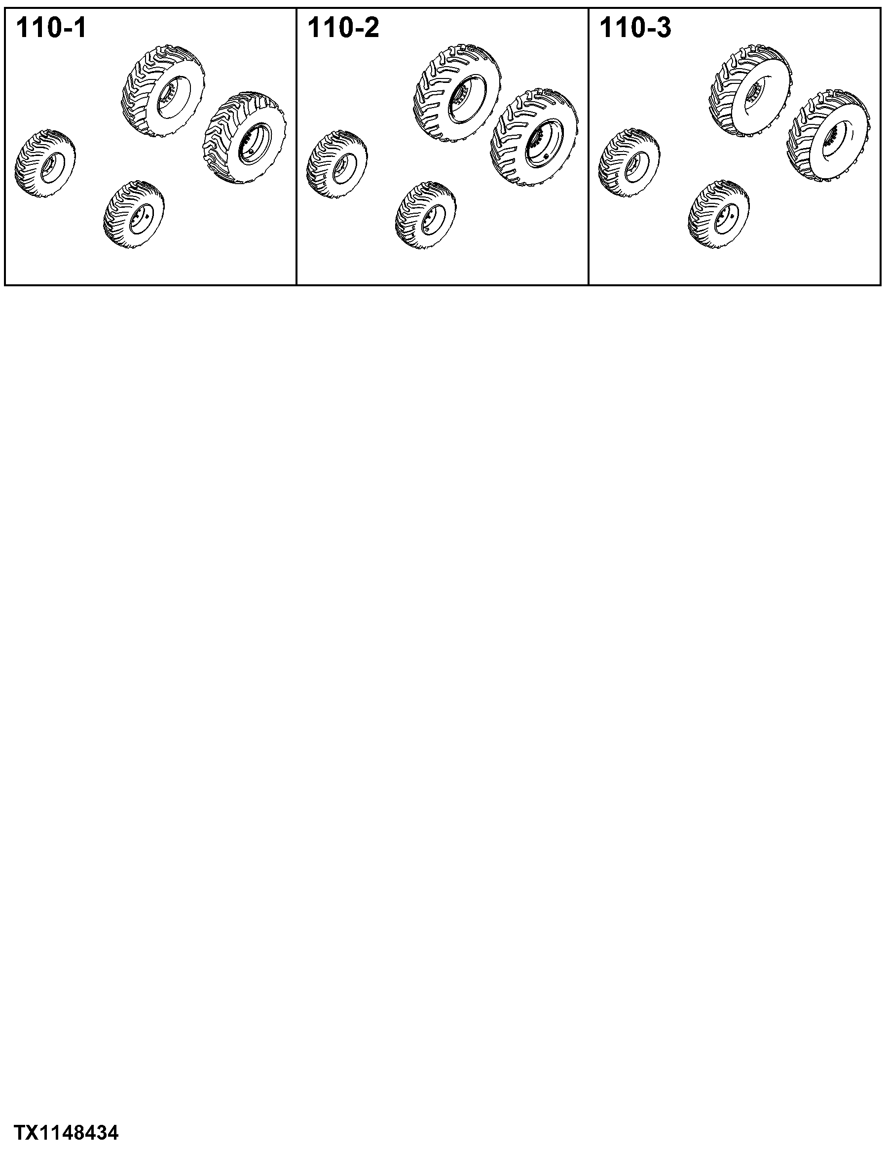0110 Powered Wheels, Tires & Fastenings