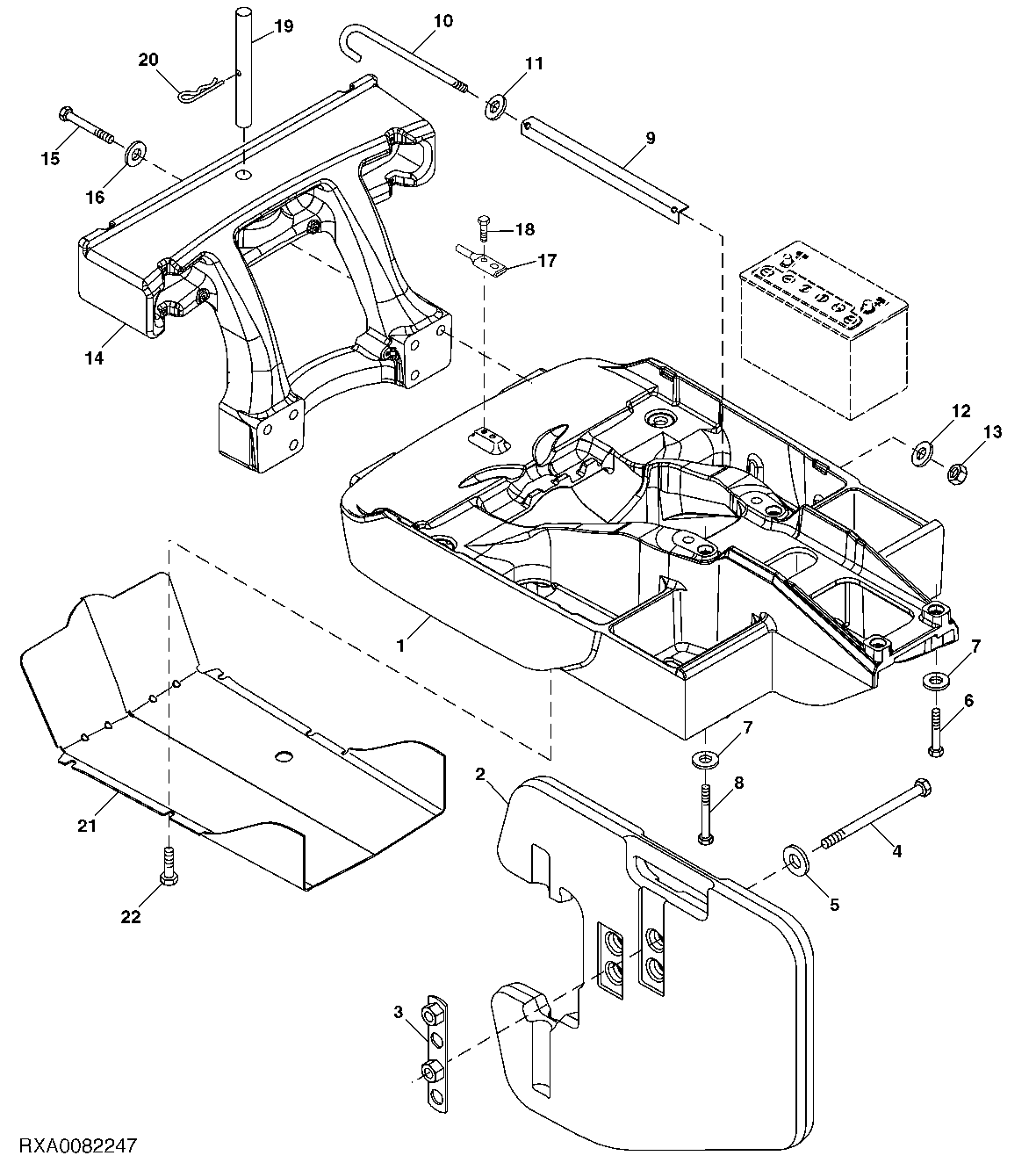 Frame Weights / Front Weight Support / Front Support