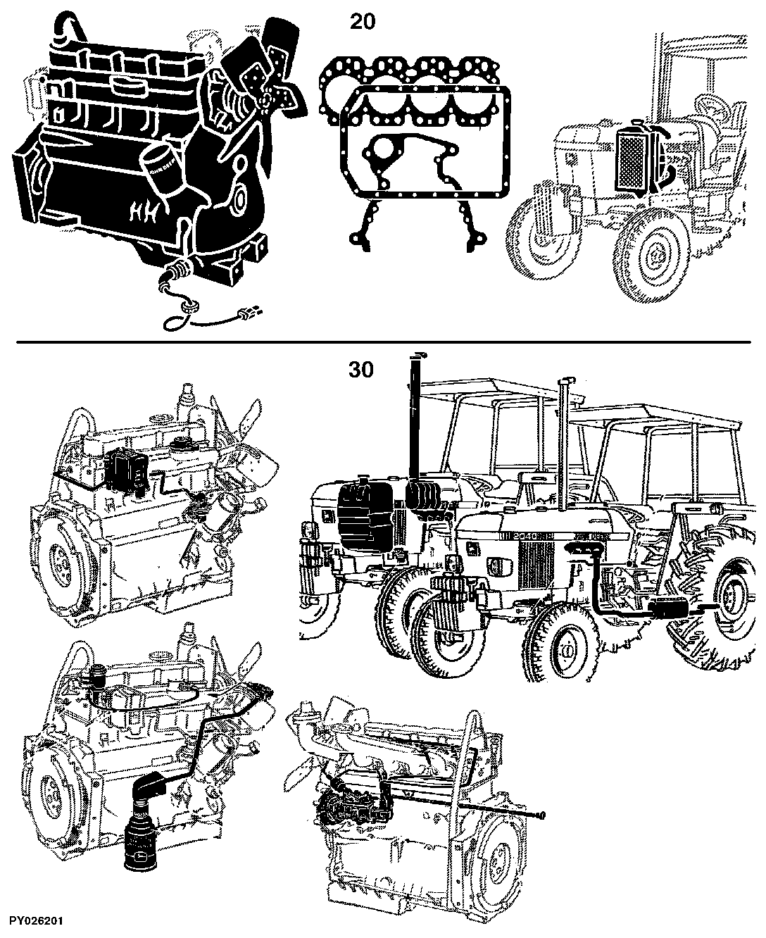 3040, 3140 Tractors (S.N. -429999) (Europe Edition)