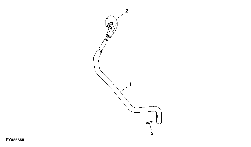 GEAR SHIFT LEVER (24+24 ELECTRO-HYDRAULIC TRANSMISSION)