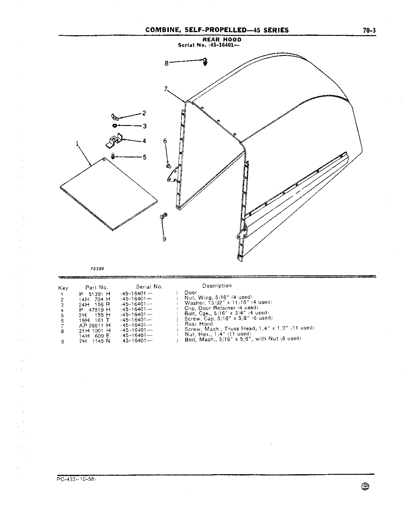 Hood, Rear (Continued)