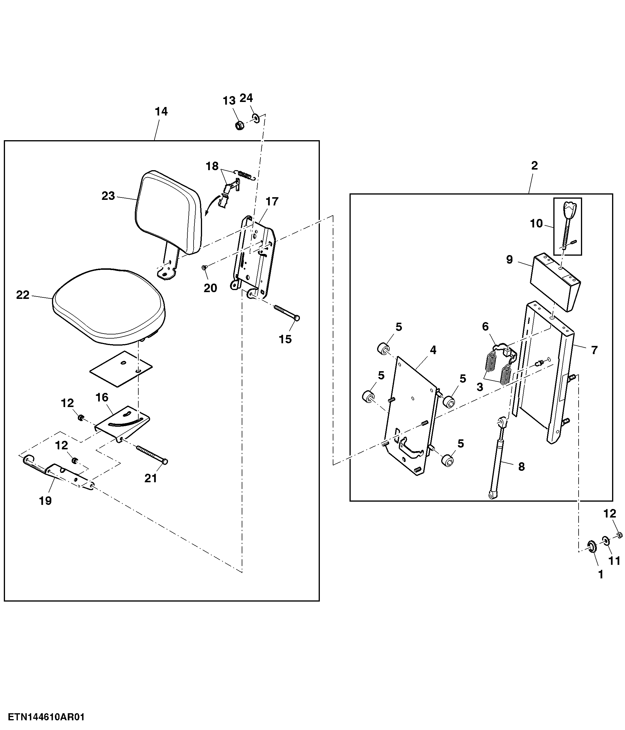 Instructional Seat, Suspended, W/ Panorama Windshield