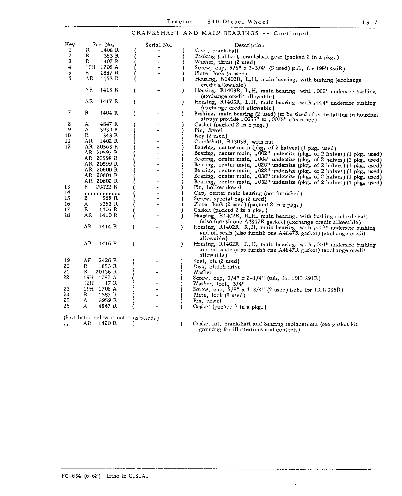 Engine (Continued)