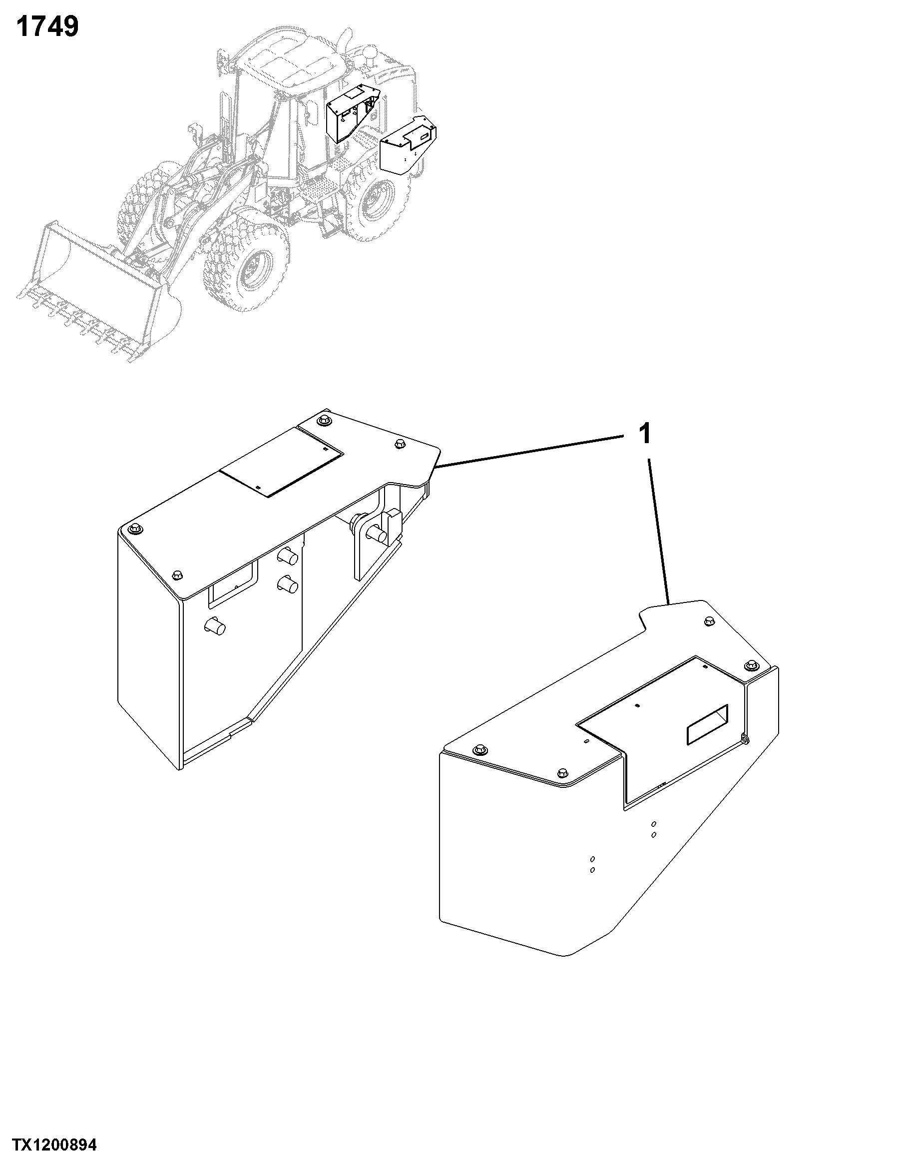 1749 Chassis Weights
