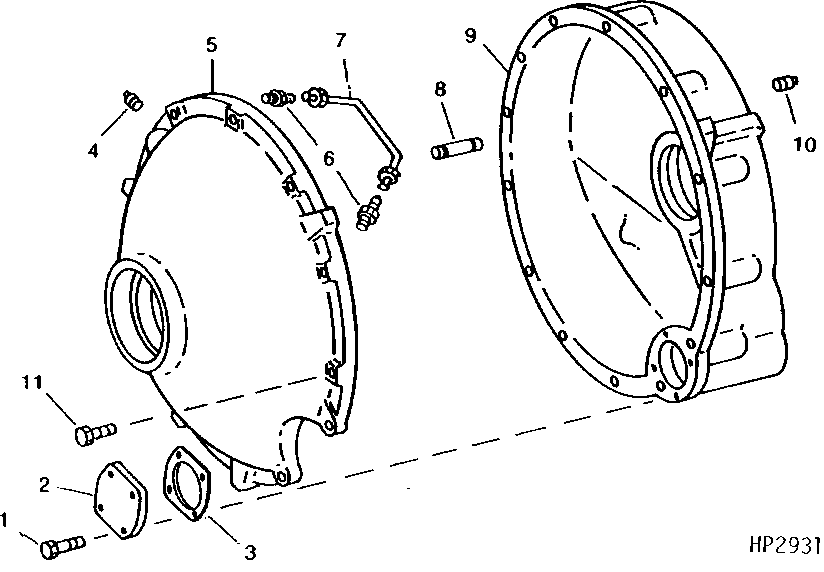 Final Drive Housing and Bearing Cap (Ring and Pinion)