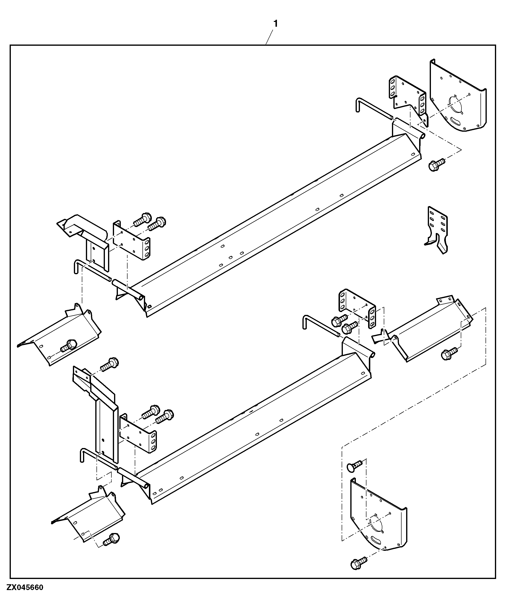 Attachment, Adjustable Grain Tank Auger Cover