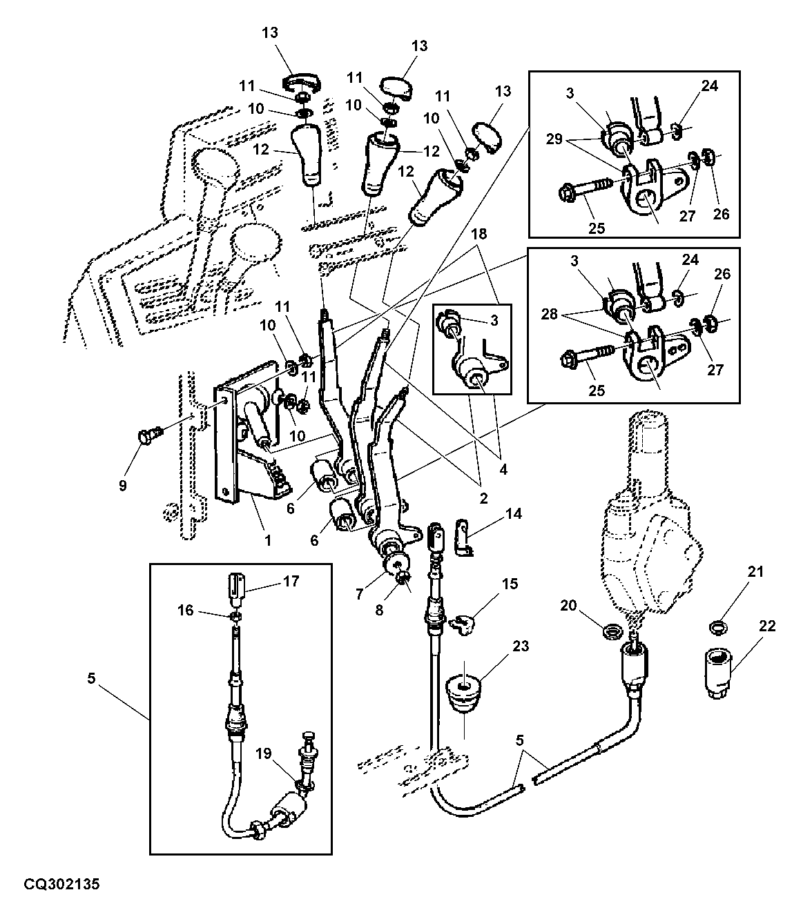 SELECTIVE CONTROL VALVE, CONTROL LINKAGE (POWRQUAD)