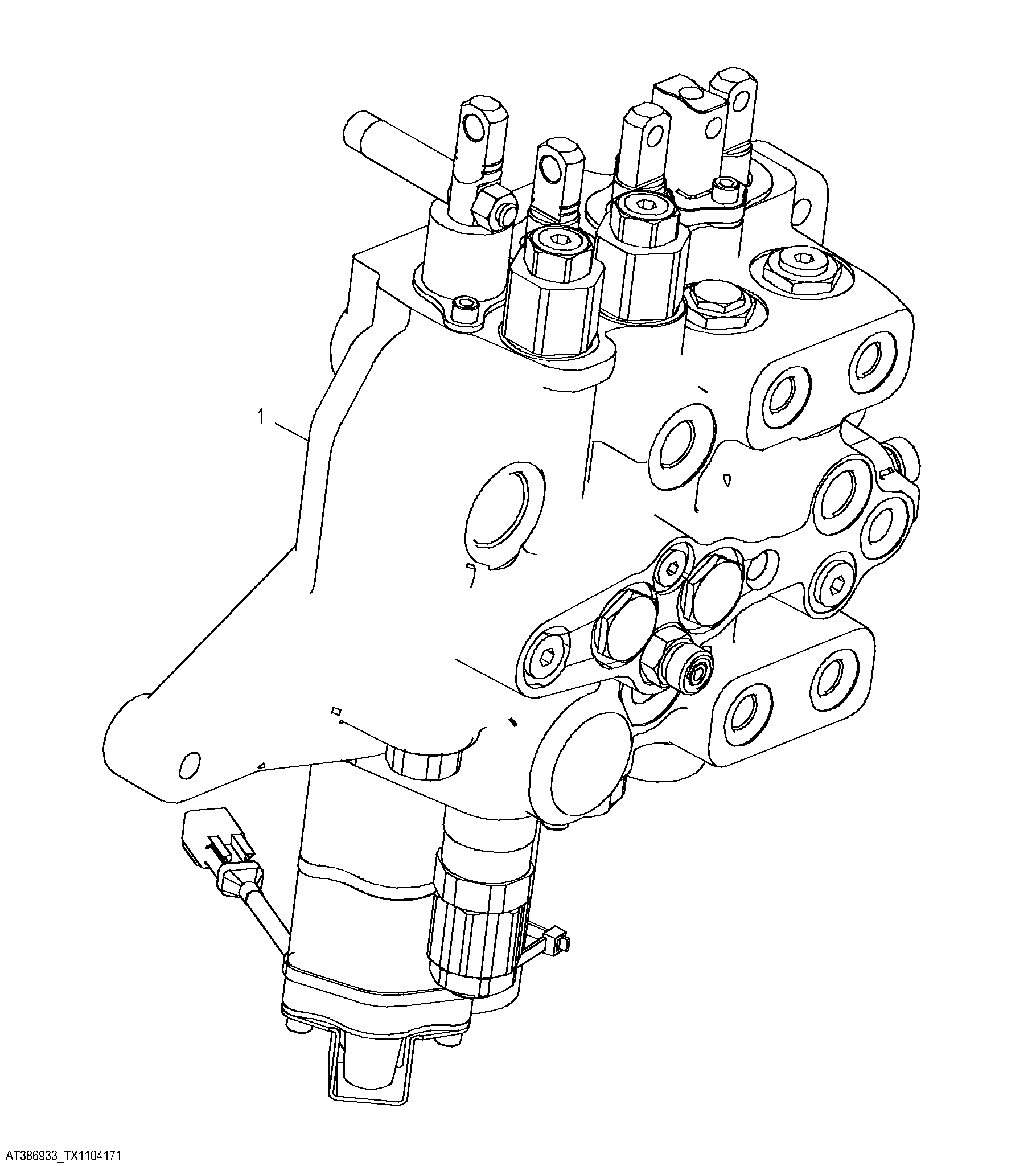 Loader and Stabilizer Valve, Fourth Function (Use For AT390195)