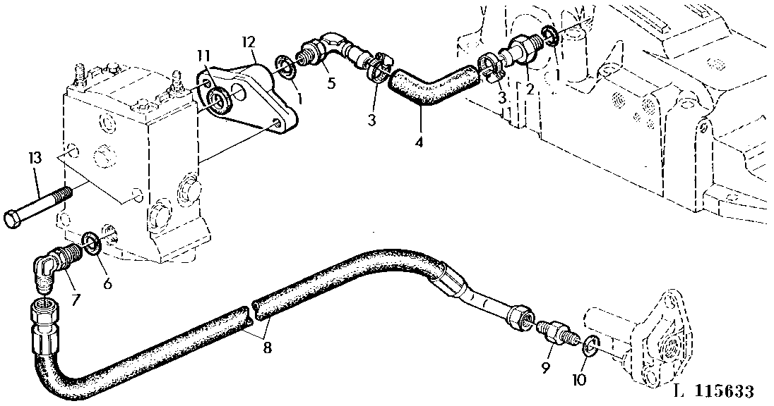 OIL LINES FOR SELECTIVE CONTROL VALVES (POPPET TYPE)