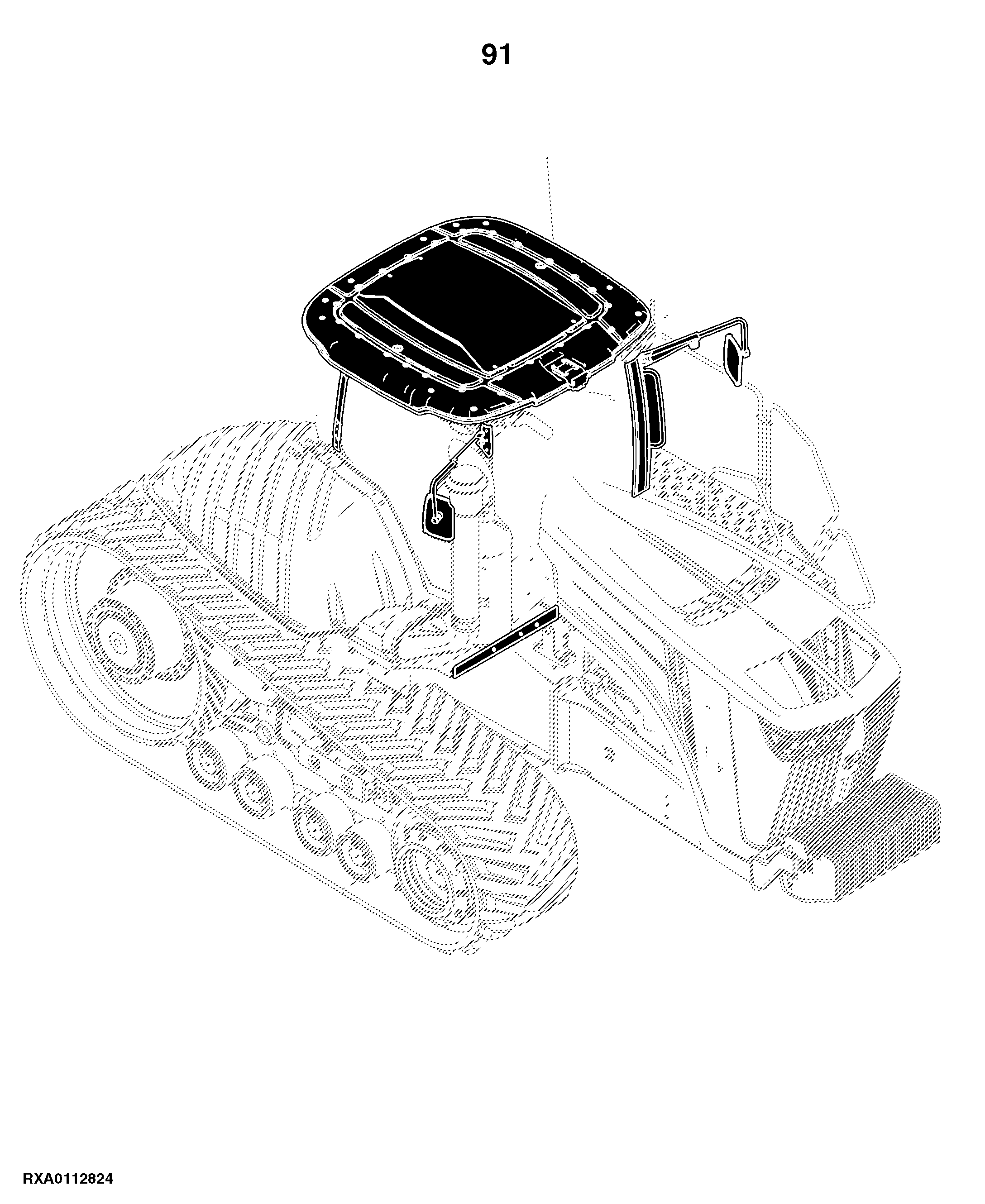 9510RT Tractor (S.N. 900101 - 905999)(Worldwide Edition)