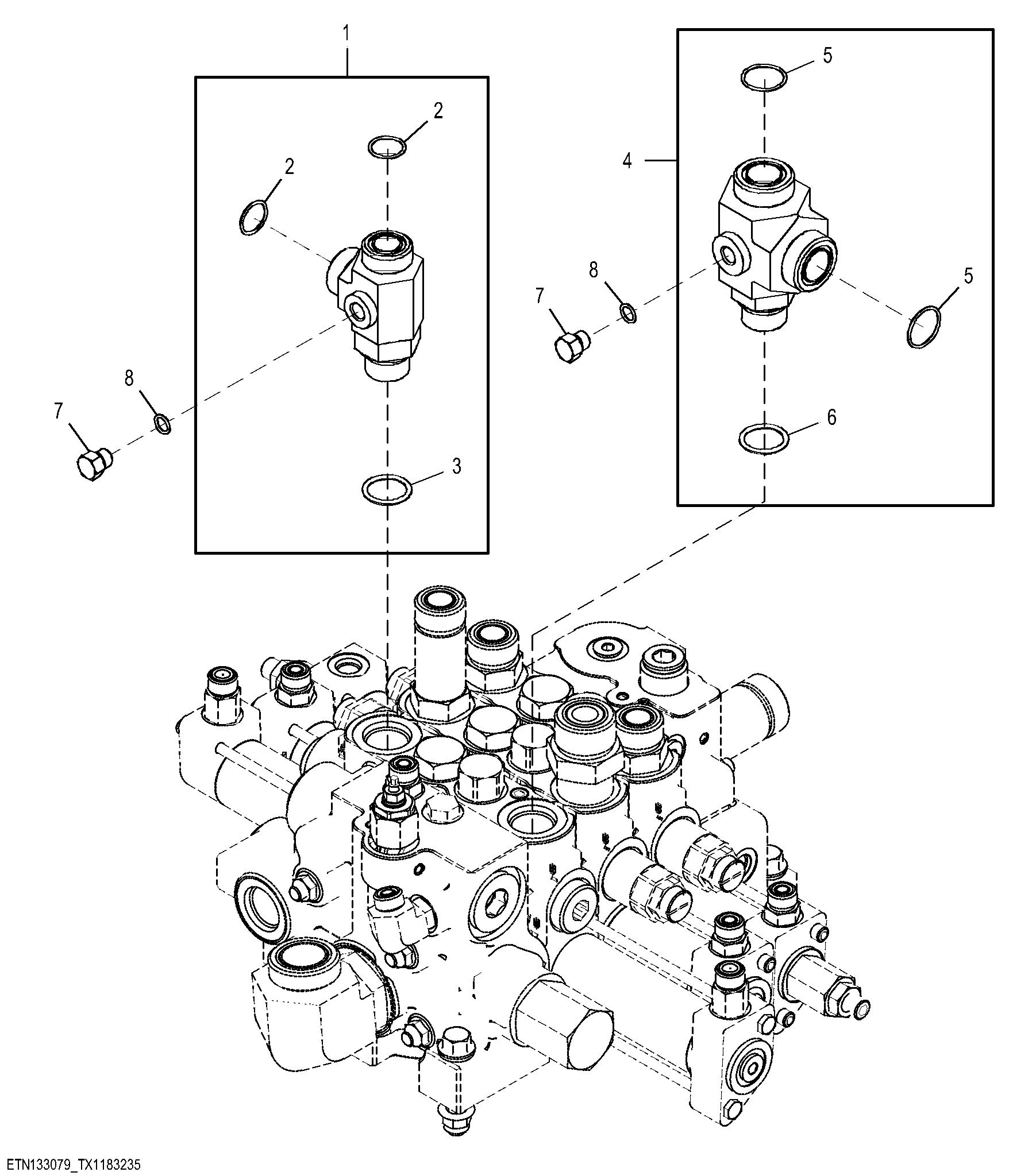 Loadrite Payload Scale Valve Fittings With Plugs