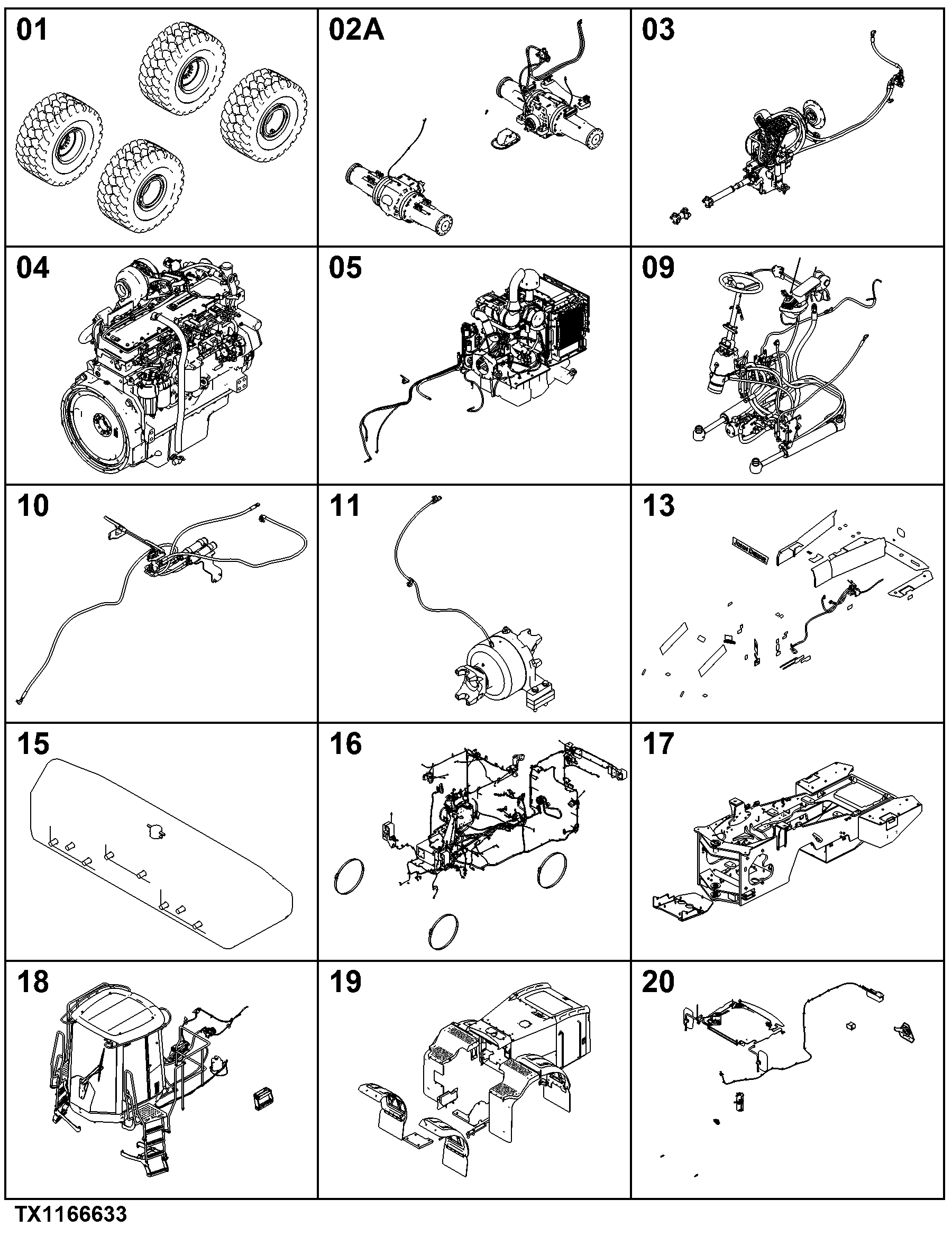 824K Loader (PIN: 1DW824K_ _ _E641970 - 664578)(Engine 6135HDW02)