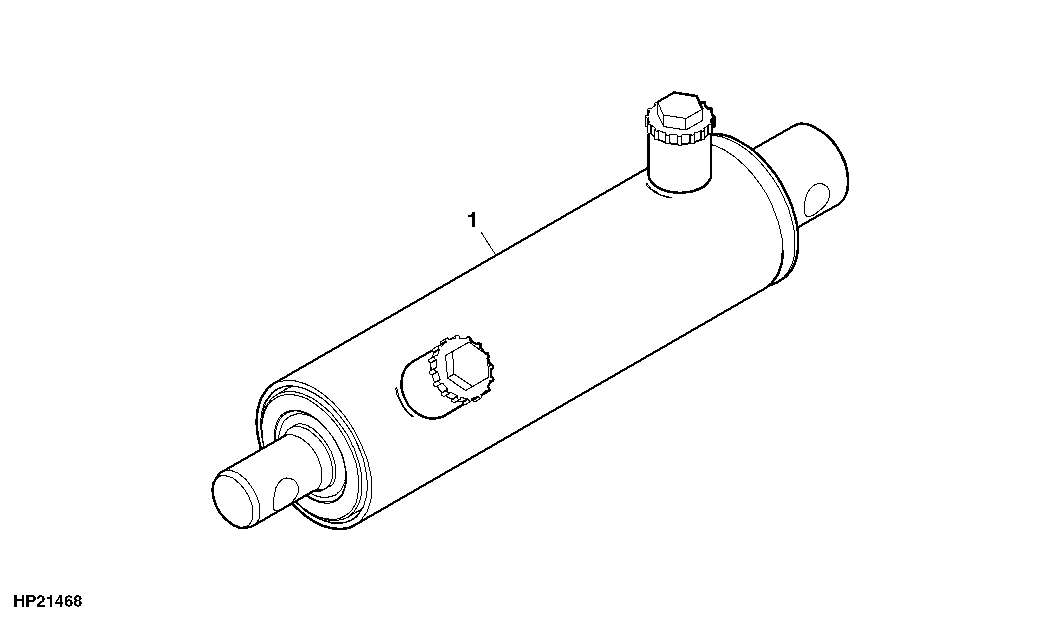 Unloading Auger Belt Tensioning Hydraulic Cylinder