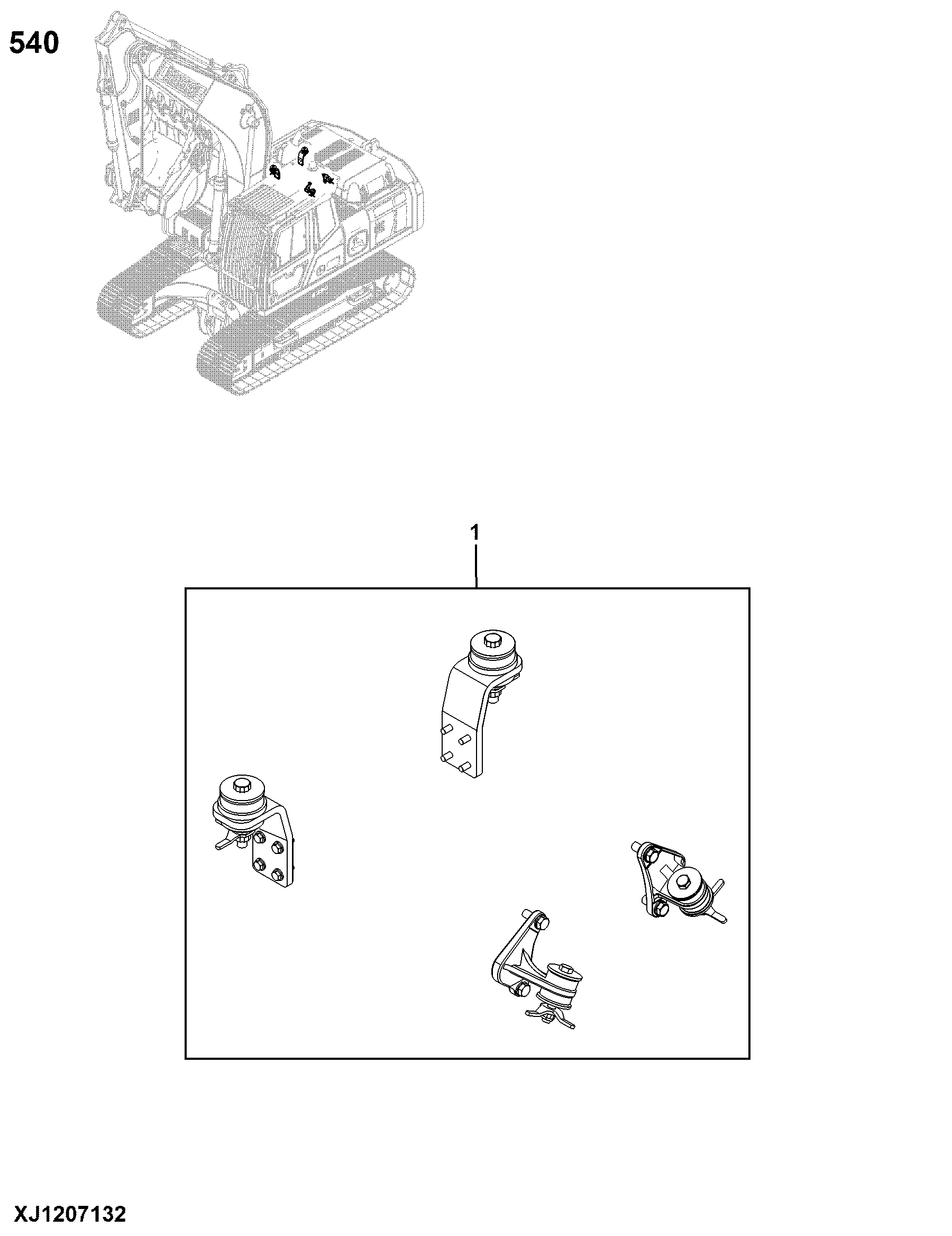 0540 Engine Mounting E210