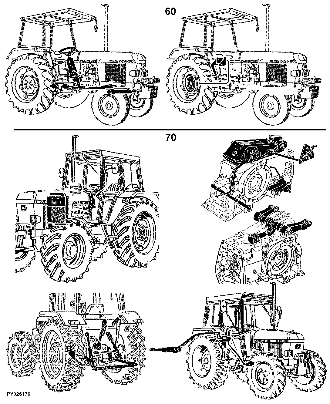 1640, 1840, 2040 Tractors (S.N. -429999)(Europe Edition)