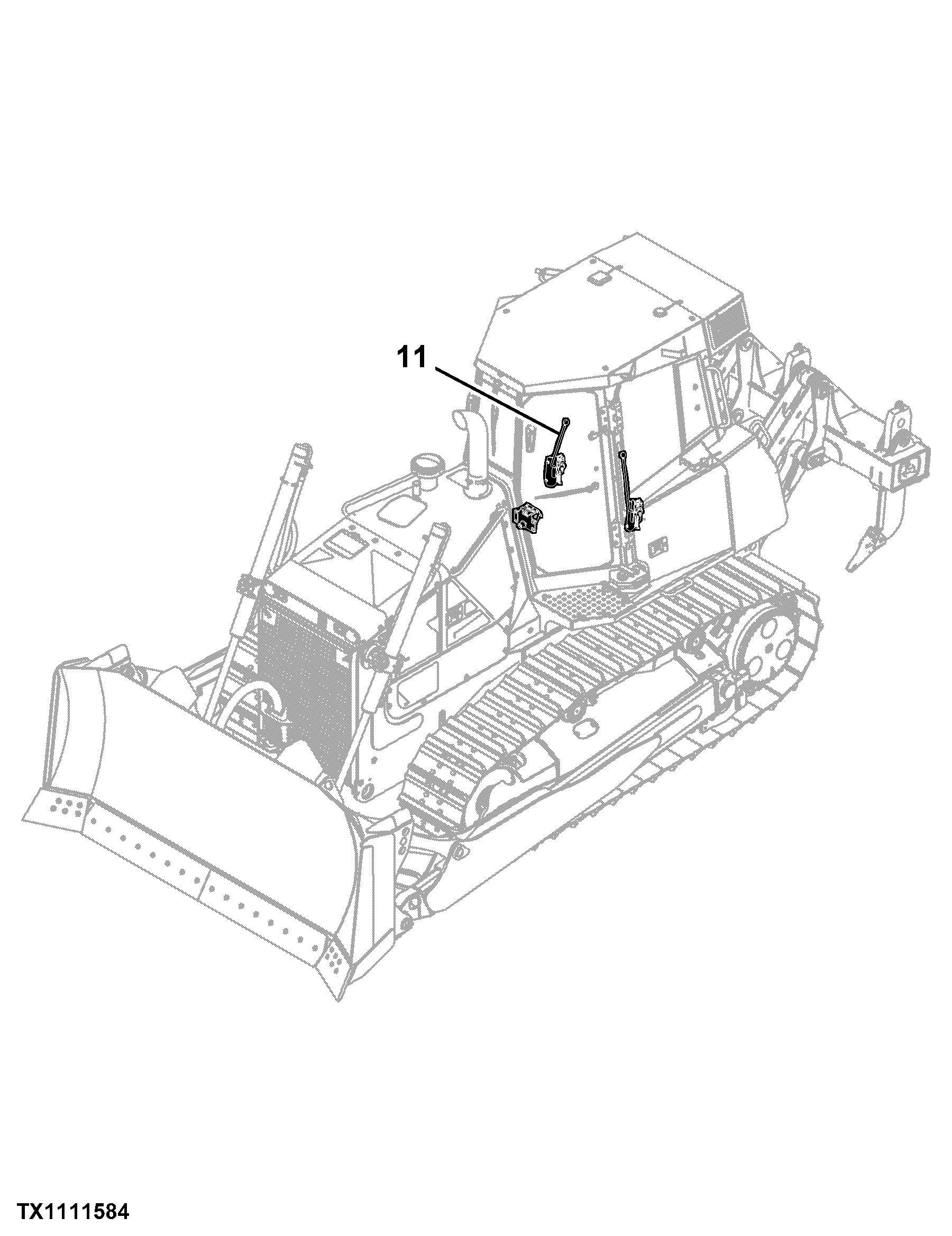 850K Crawler Dozer (PIN: 1T0850KX_ _E178122 - 271265)