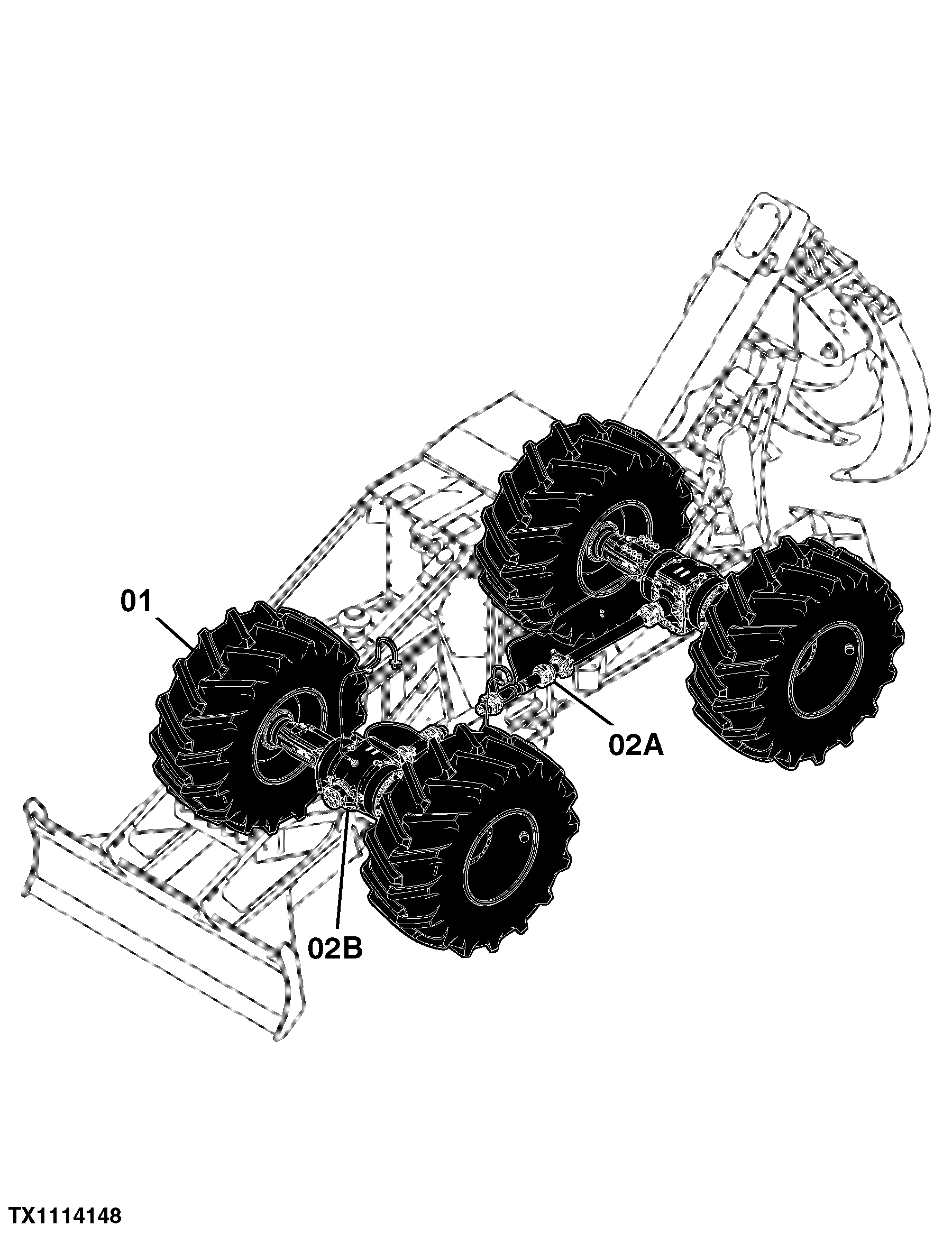 748H Cable and Grapple Skidder (PIN: 1DW748HX_ _C630436 - C666892) (PIN: 1DW748HX_ _D630436 - D666892)