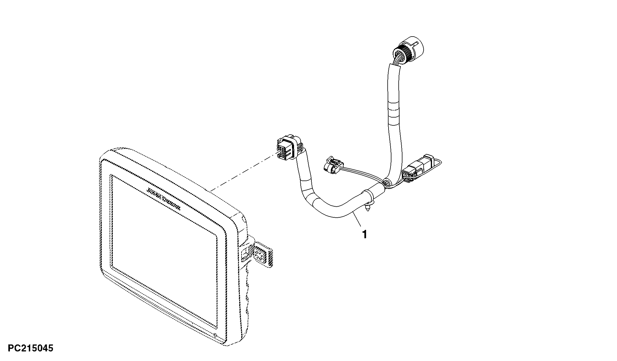 GreenStar™ Display 2630 Wire Harness Kit