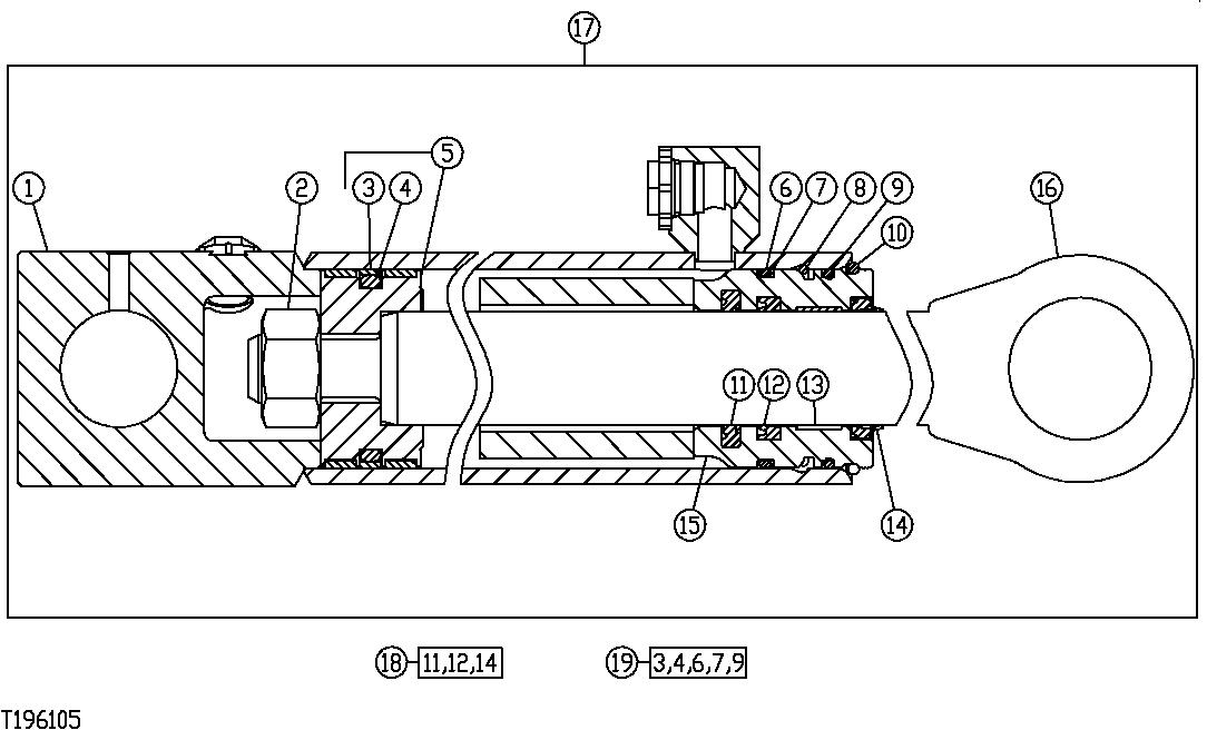 Extendable Dipperstick Cylinder (927726 - )