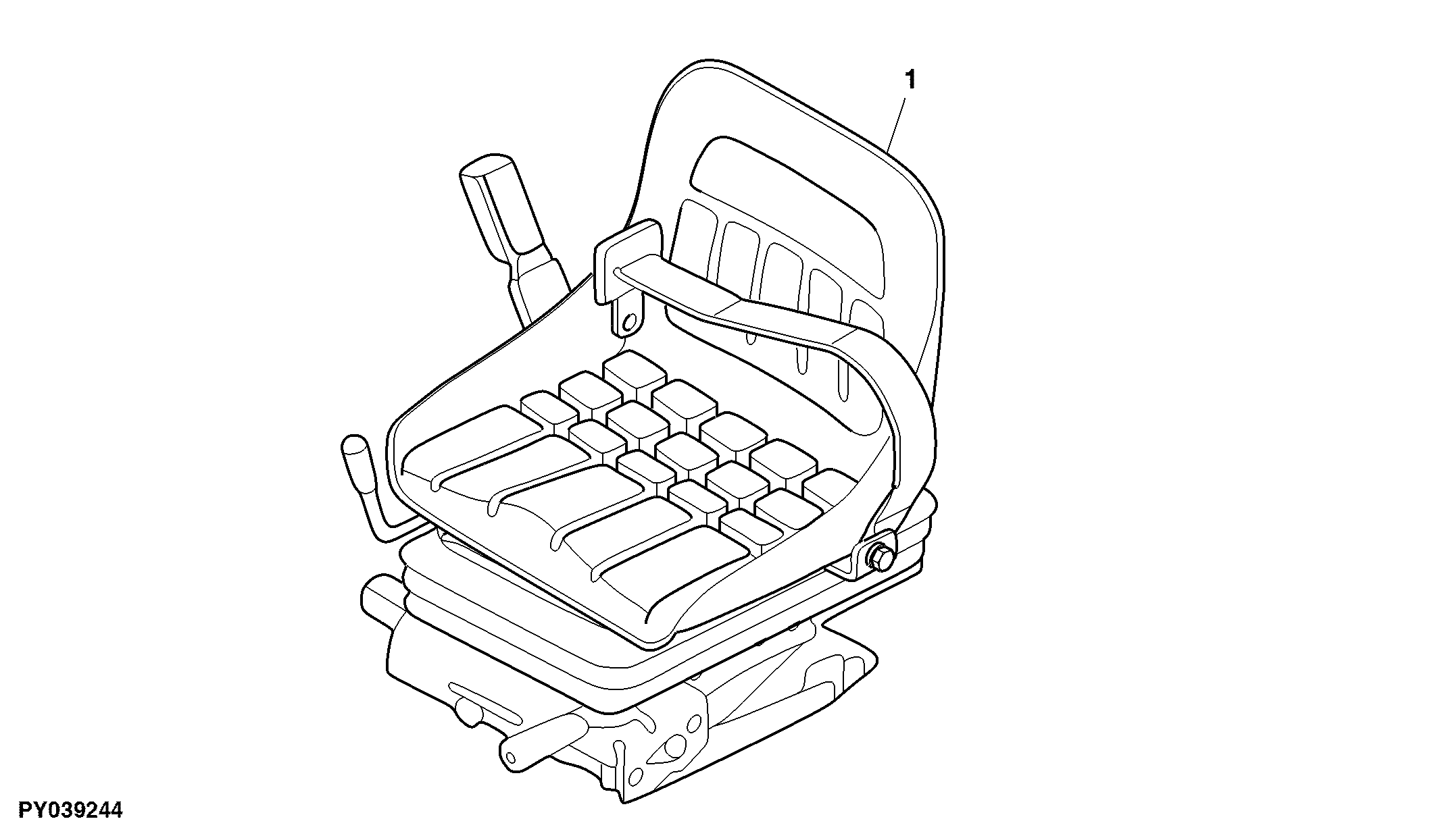 Seat, Mechanical Suspended