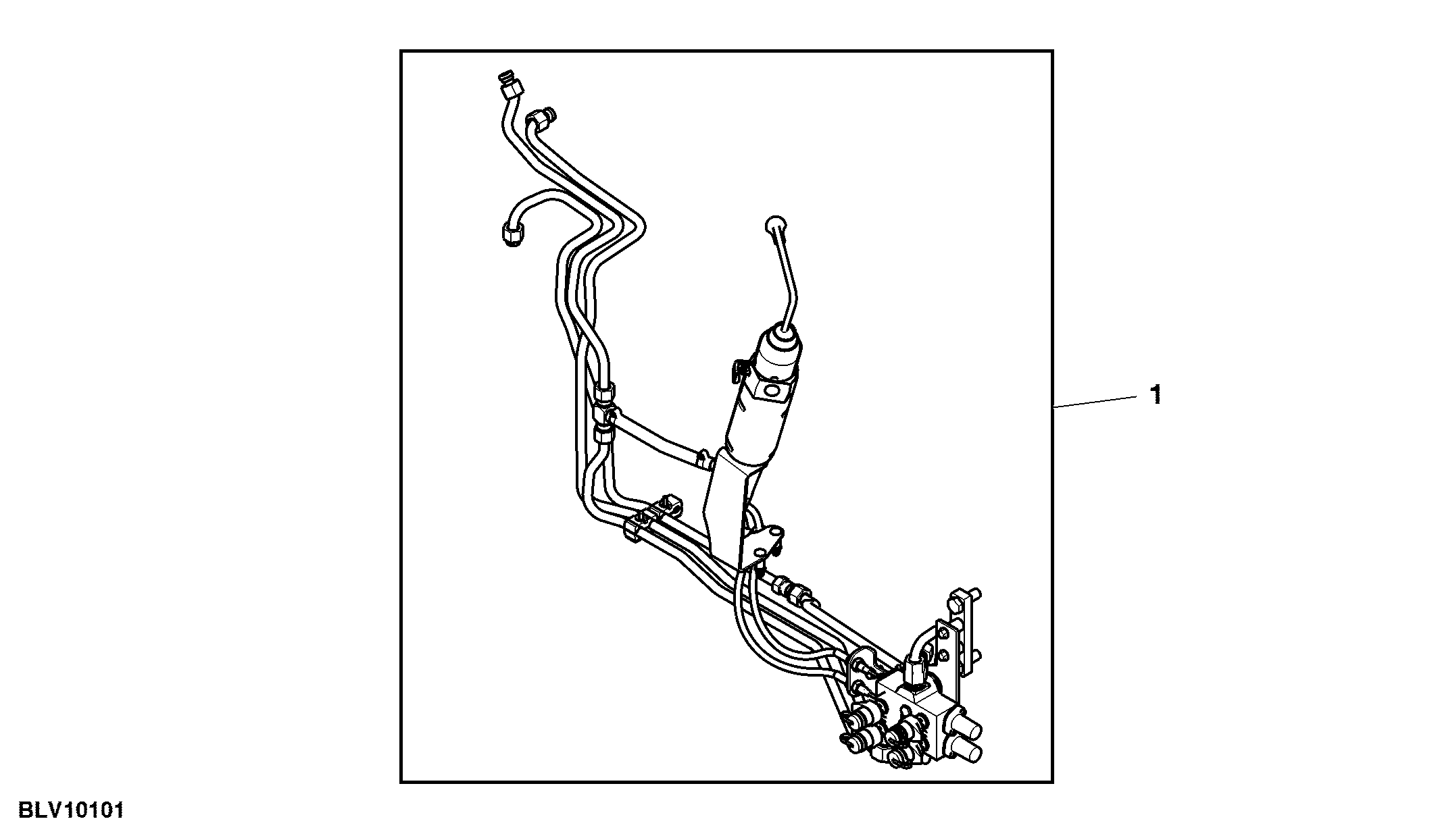 Attachment, Dual SCV, Mid-Mount W/ Joystick Control