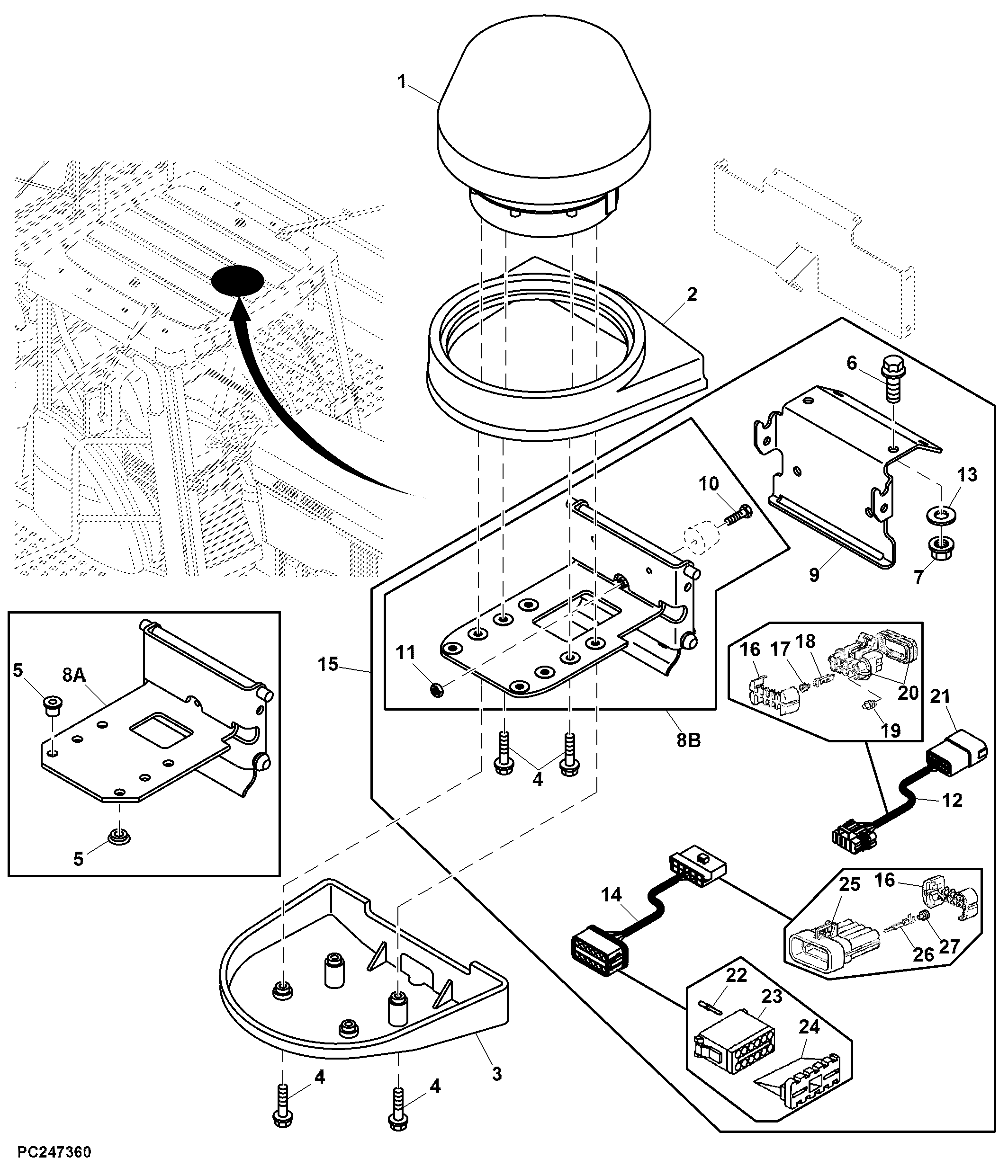Position Receiver (Quick Coupler Conversion)