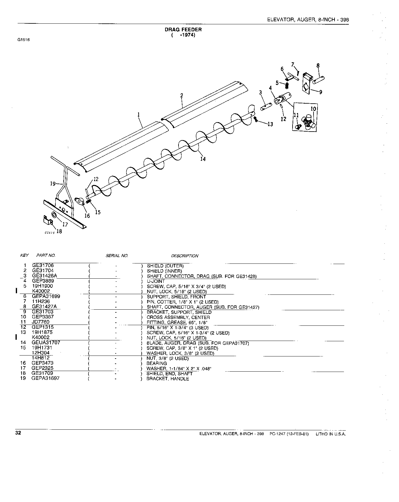 DRAG FEEDER ( -1974)