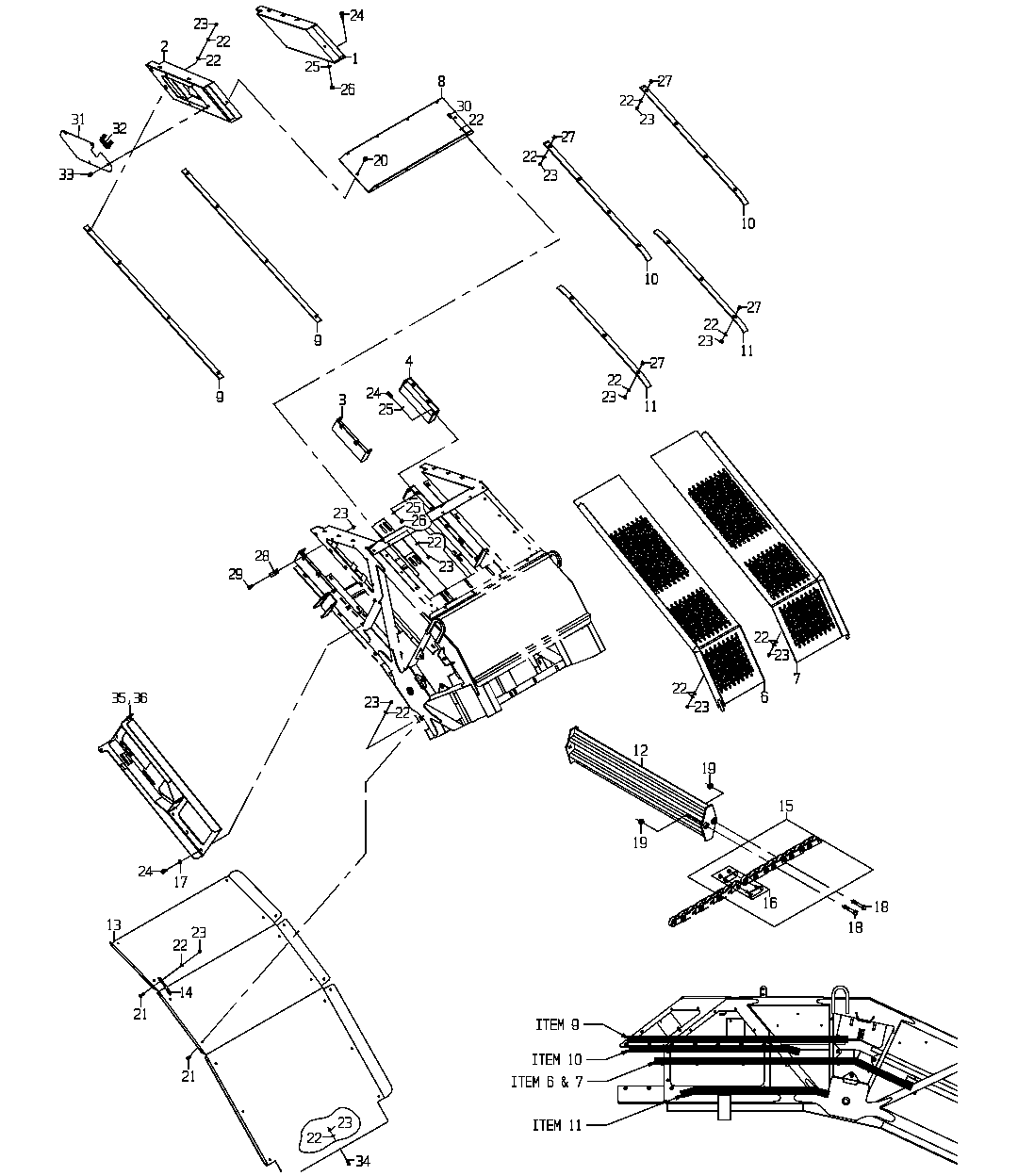 ELEVATOR GP, EXTENSION 12 INCHES (OPTION 6510)
