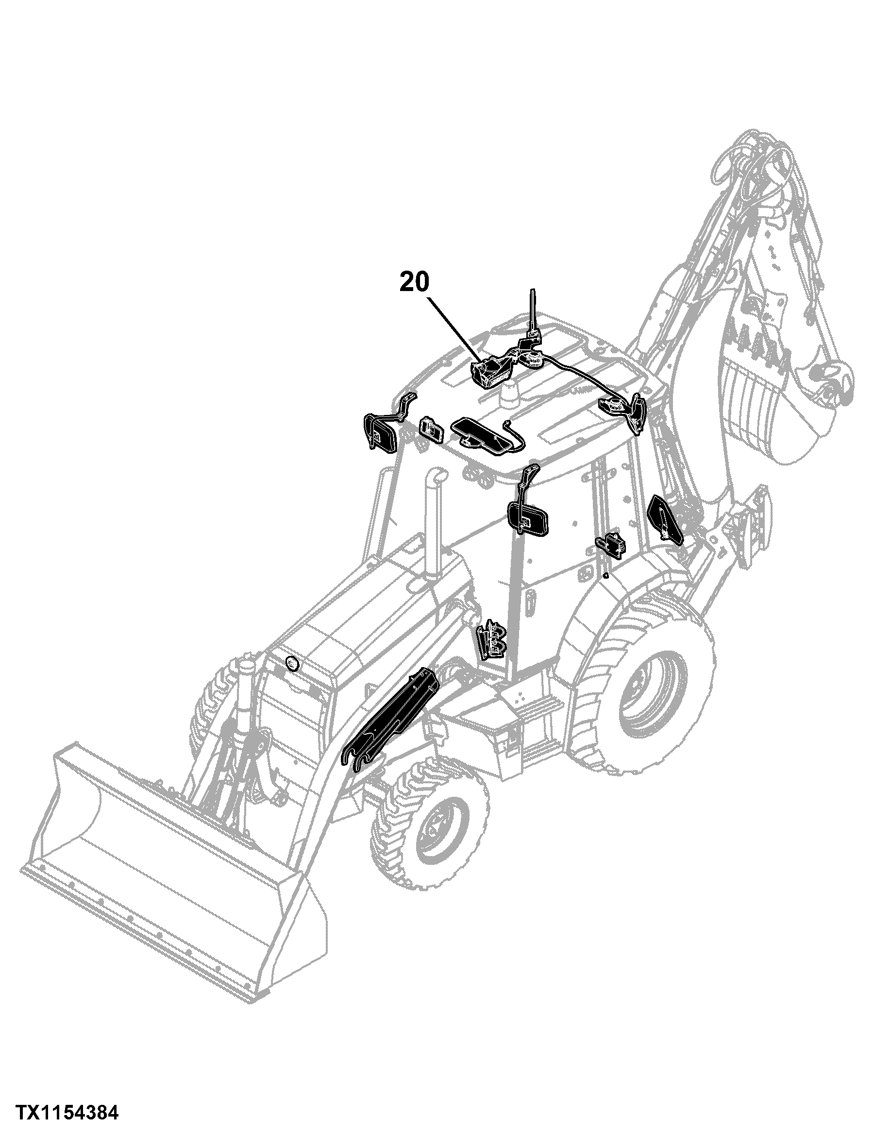410K TC (TMC) Backhoe Loader (Engine 4045HT063, 4045HT073)(PIN: 1T0410TK_ _E219607 - E268557)