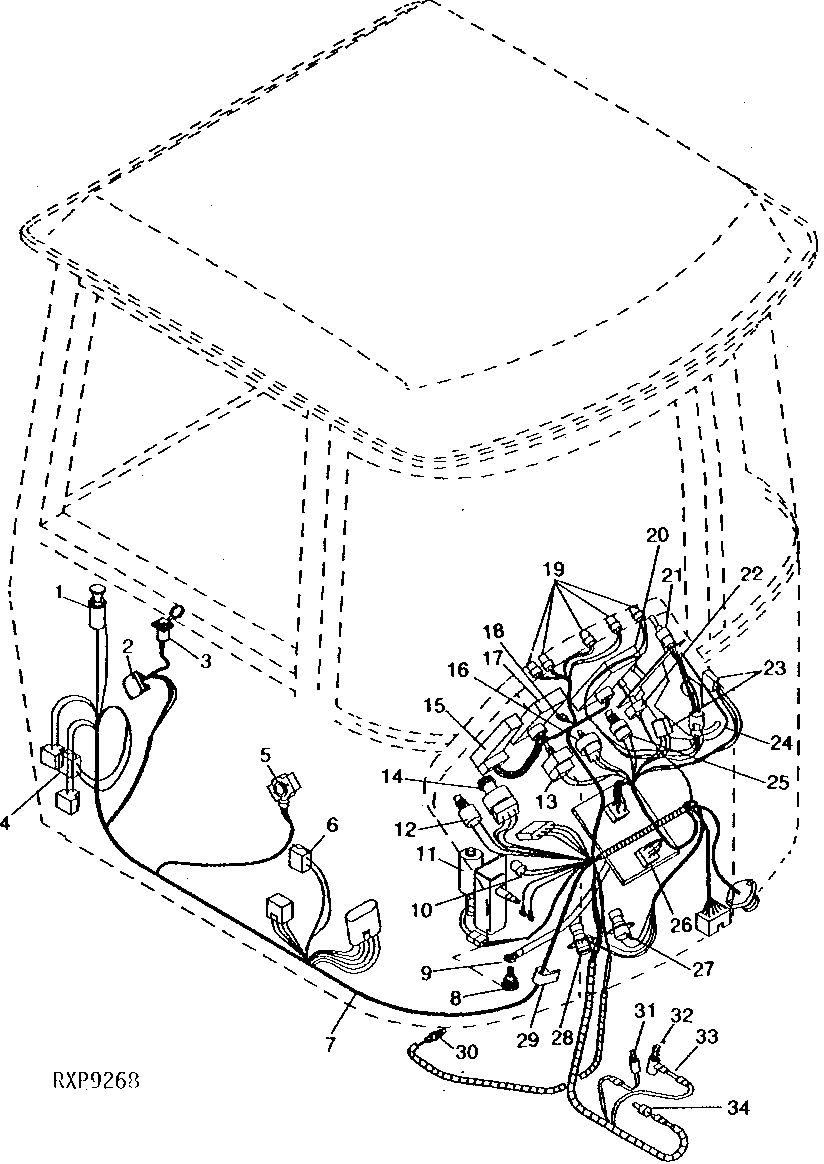CAB (MST) WIRING HARNESSES (12 SPEED SYNCRO / 24 SPEED POWRSYNC)