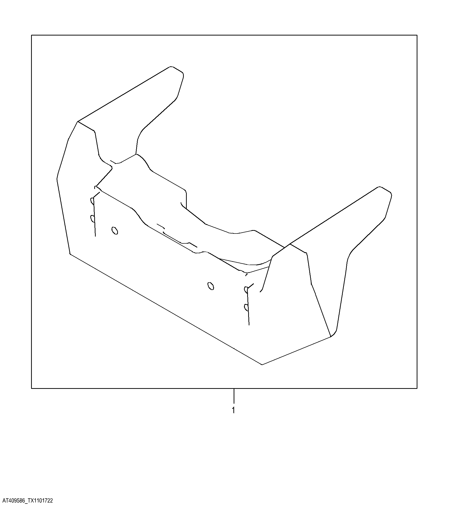 Front Counterweight Kit, 340 kg (750 lbs.)