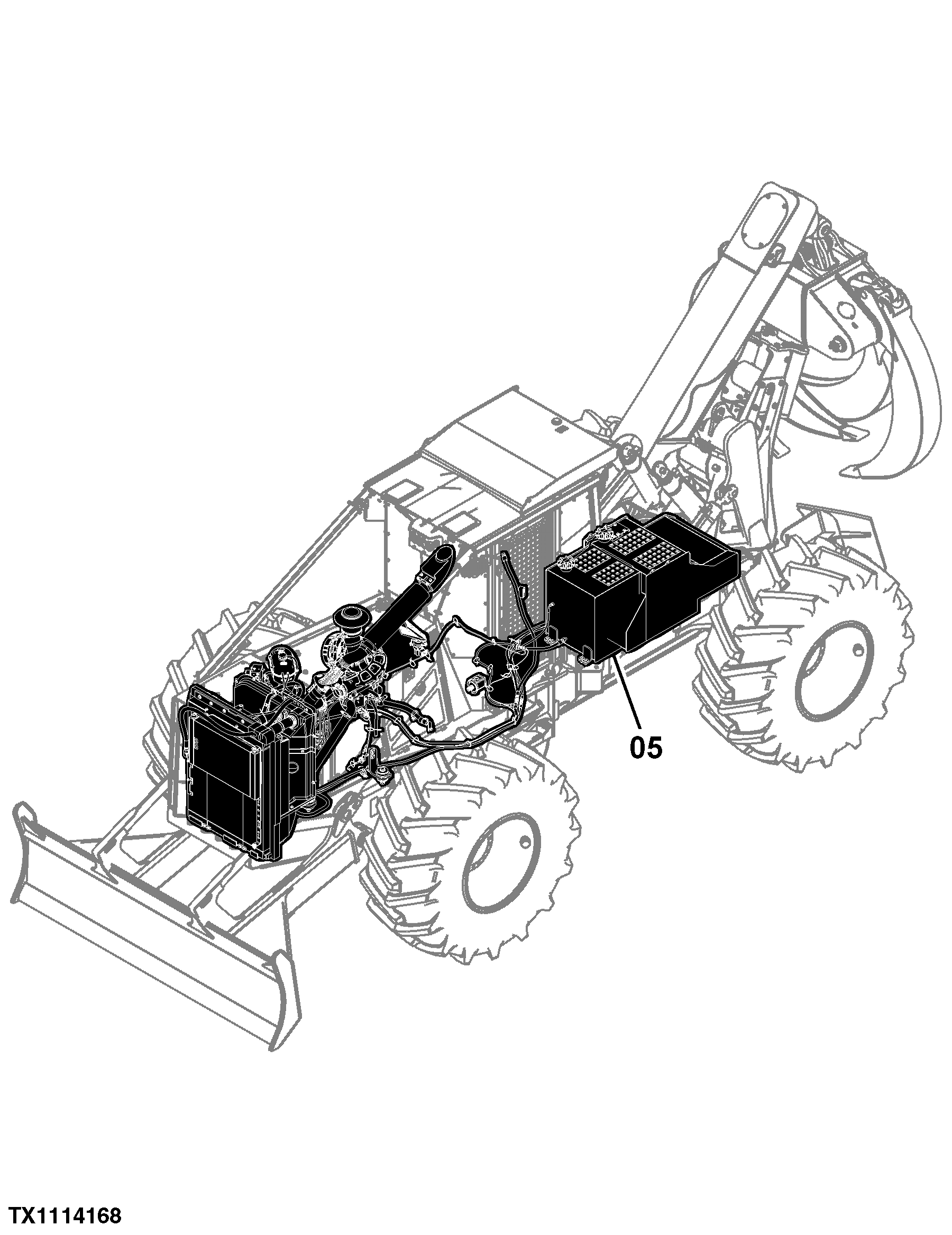 748H Cable and Grapple Skidder (PIN: 1DW748HX_ _C630436 - C666892) (PIN: 1DW748HX_ _D630436 - D666892)