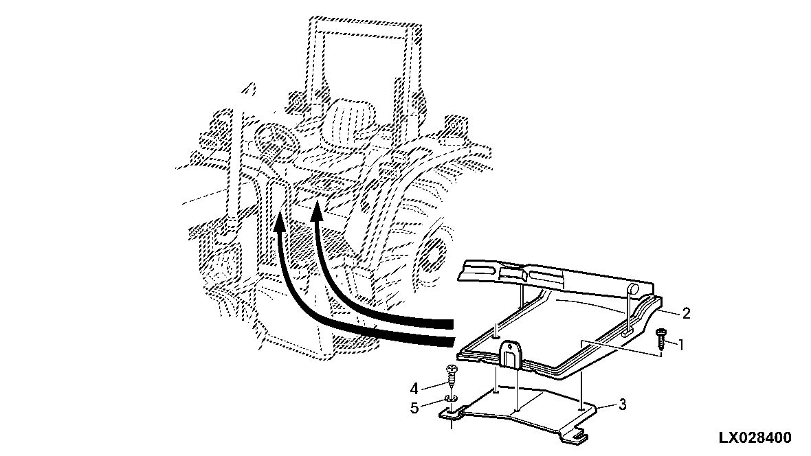 HOLDER FOR OPERATOR'S MANUAL (OPEN OPERATOR'S STATION)