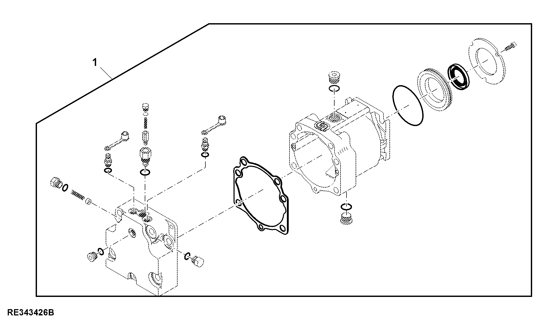 Seal Kit, Hydrostatic Motor